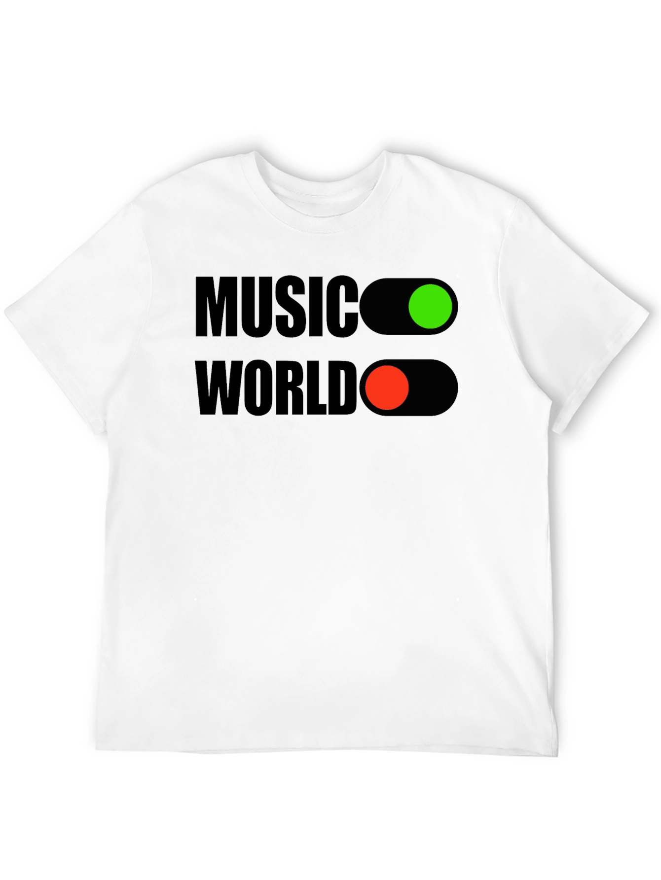 Music World On/Off Graphic T-Shirt