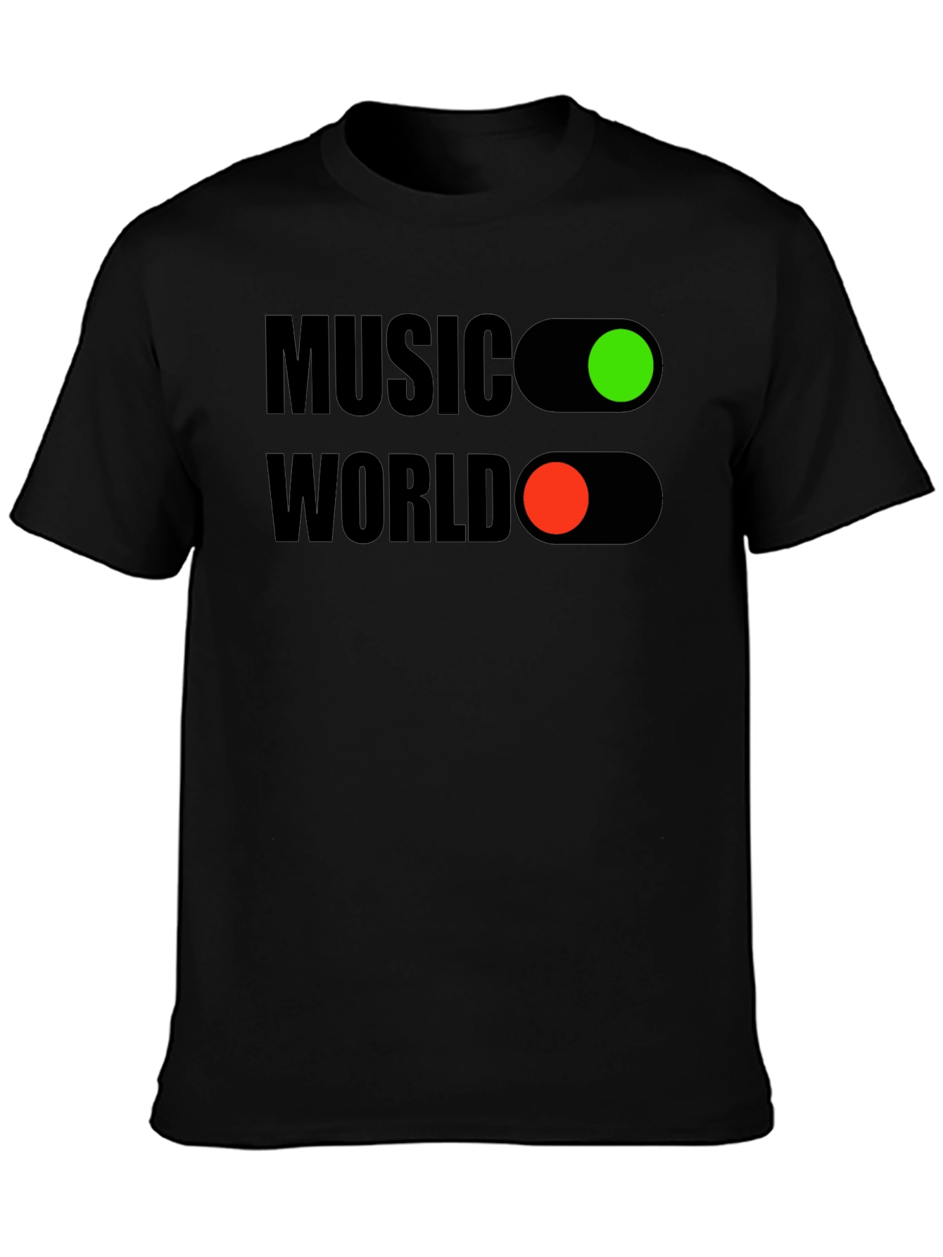 Music World On/Off Graphic T-Shirt
