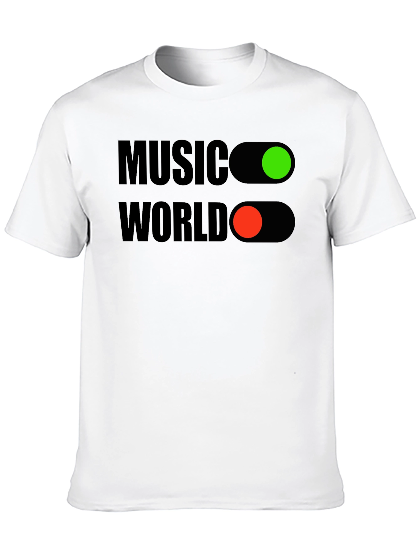 Music World On/Off Graphic T-Shirt