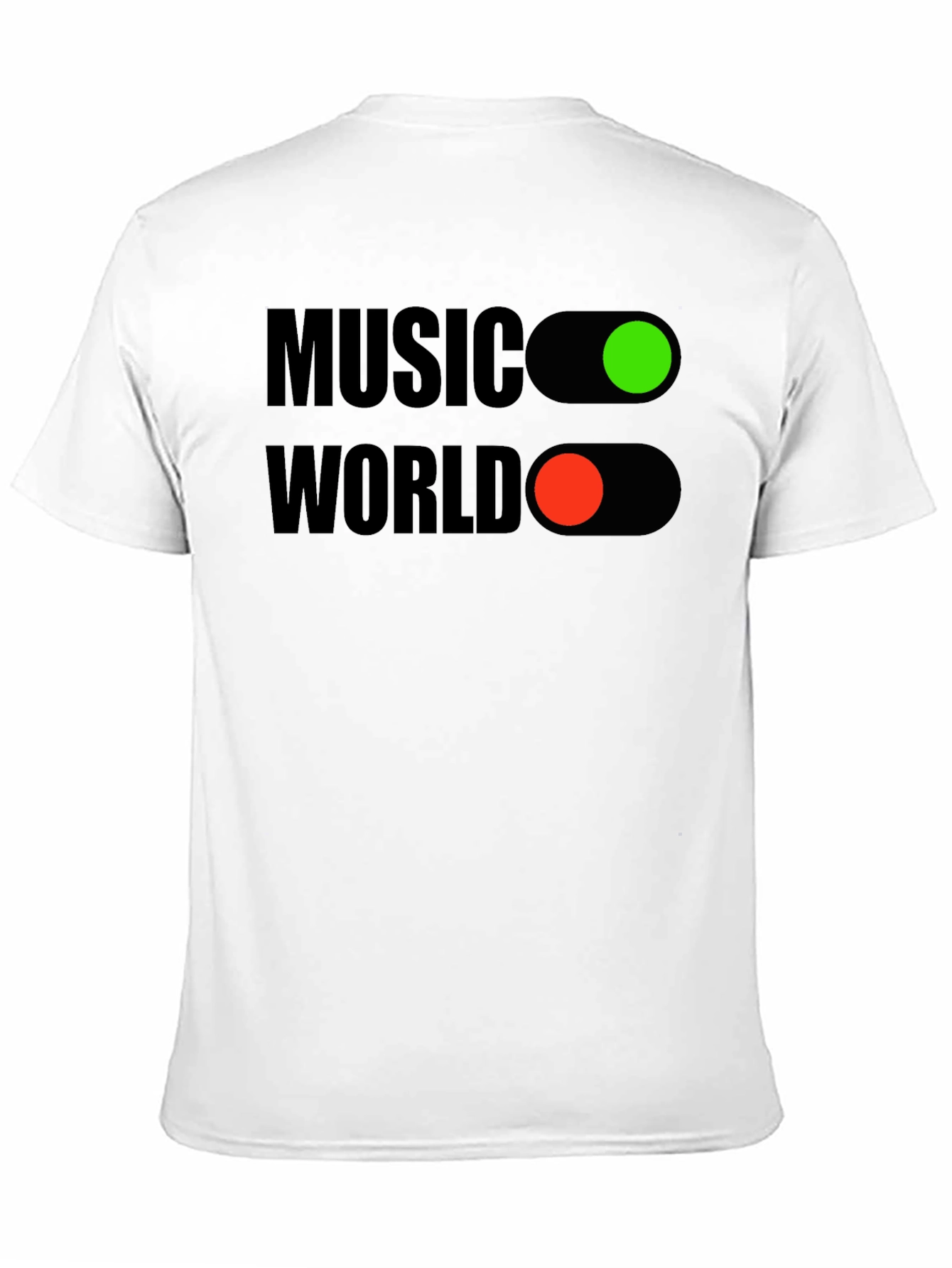 Music World On/Off Graphic T-Shirt