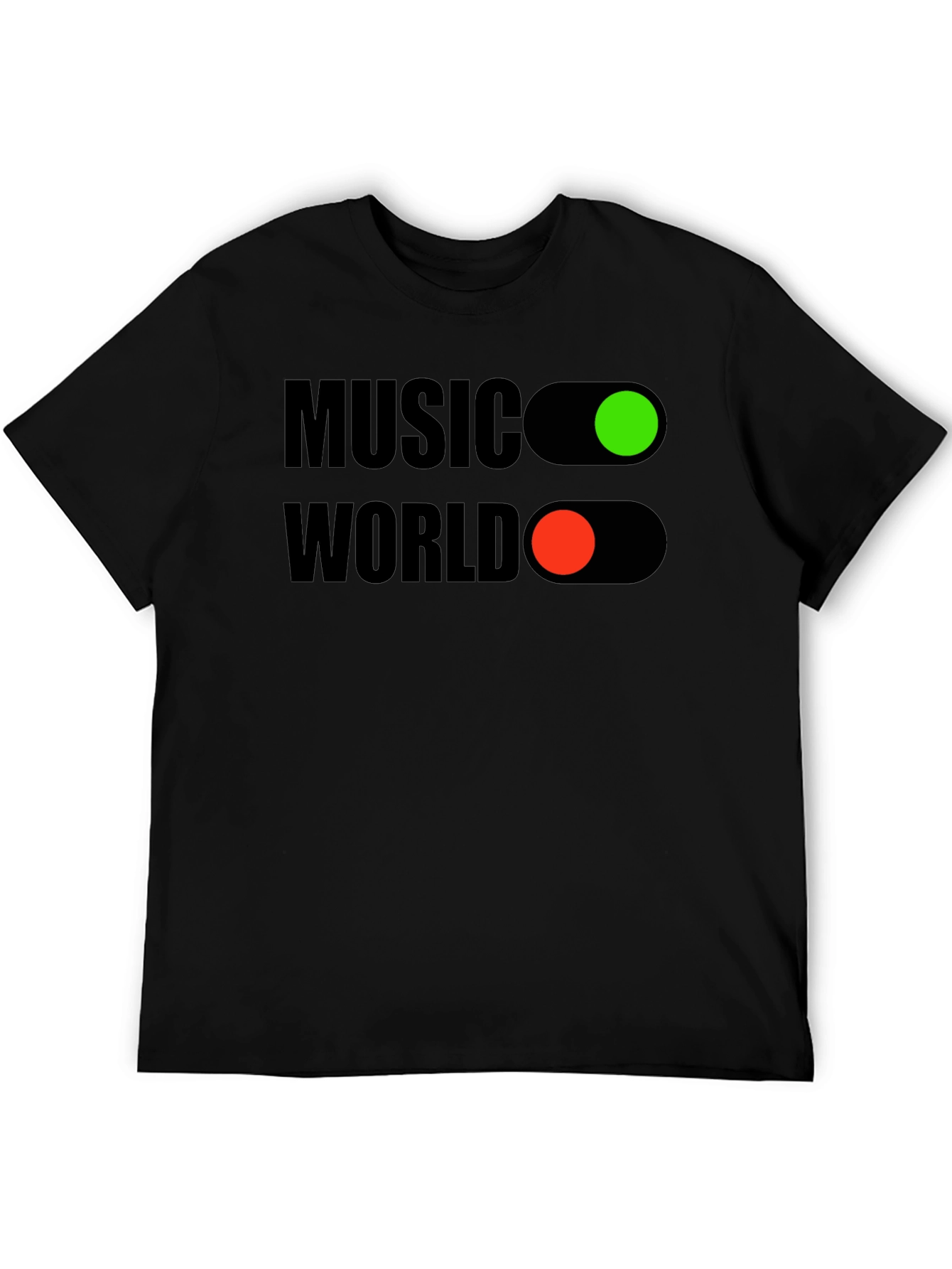 Music World On/Off Graphic T-Shirt