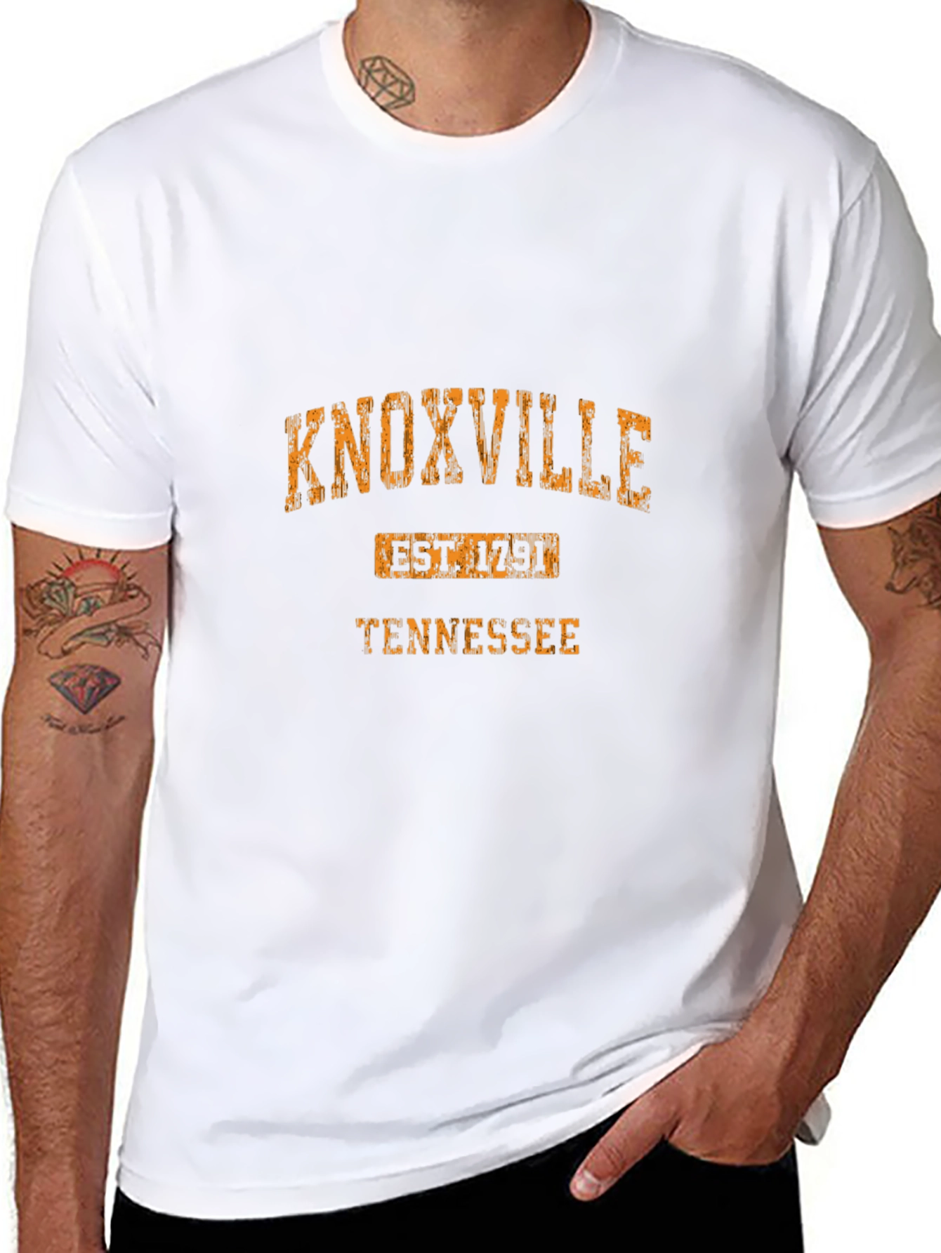 Knoxville Tennessee Est. 1791 Black T-Shirt