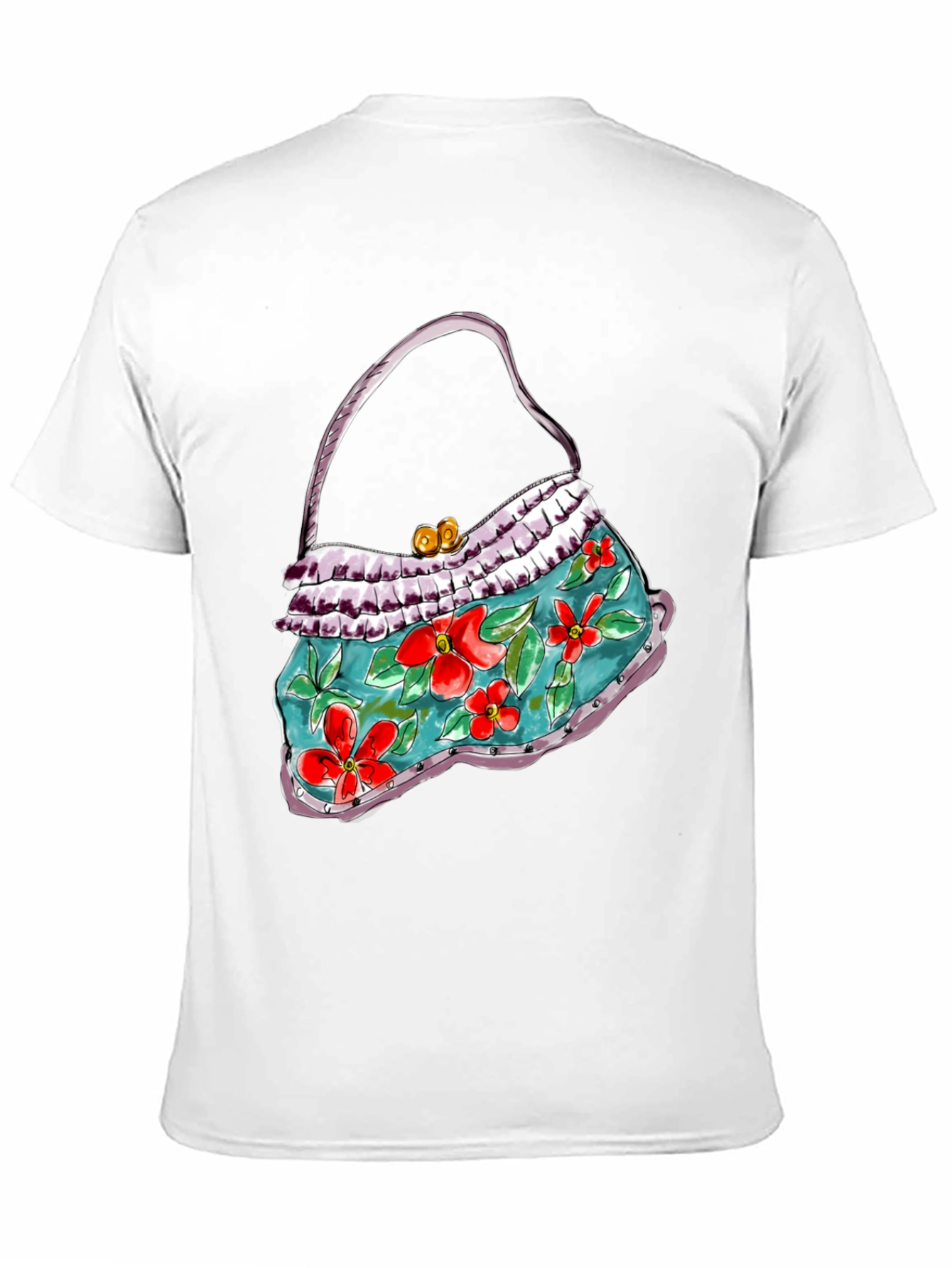 Floral Purse Graphic T-Shirt