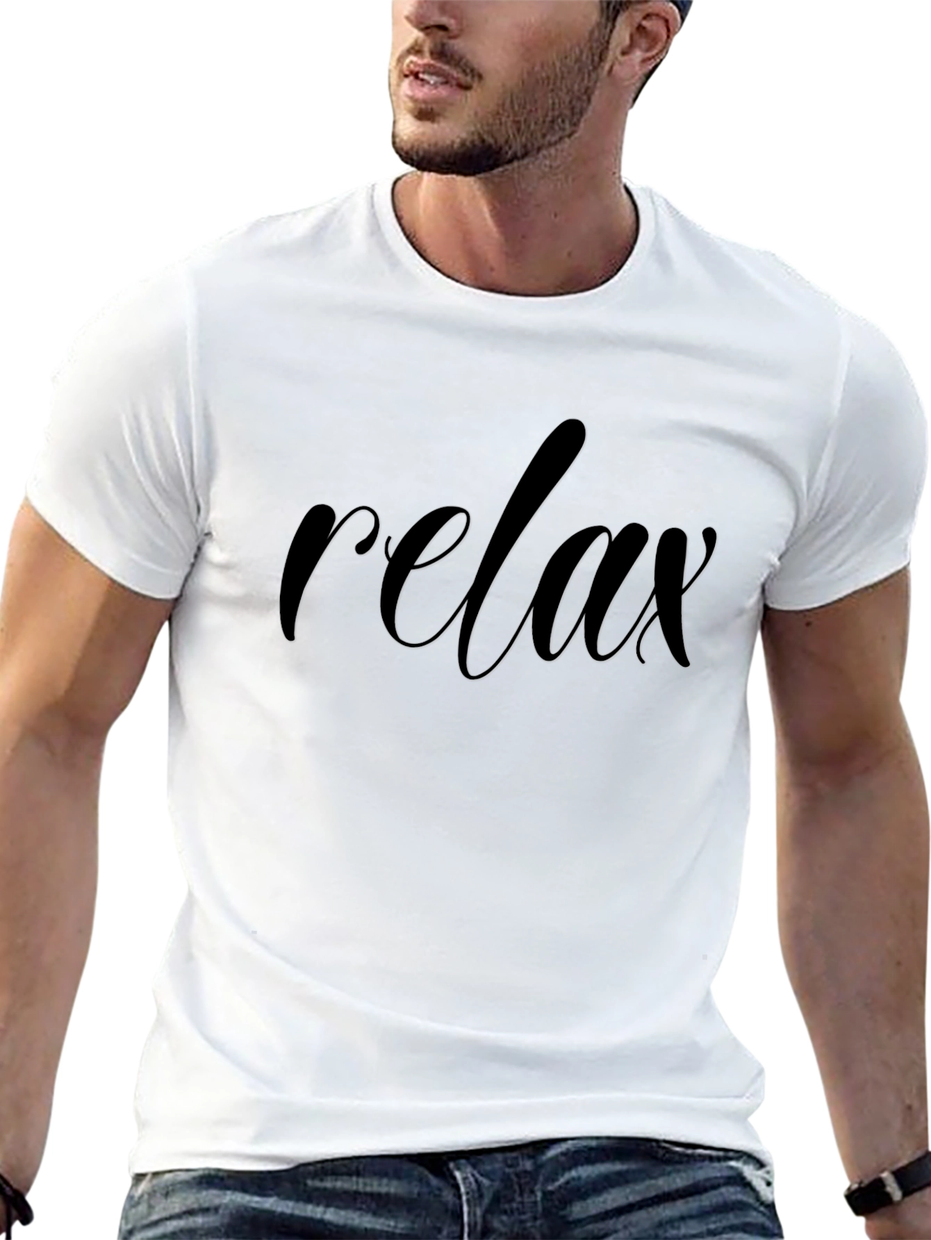 Relax Black T-Shirt - Casual Comfort