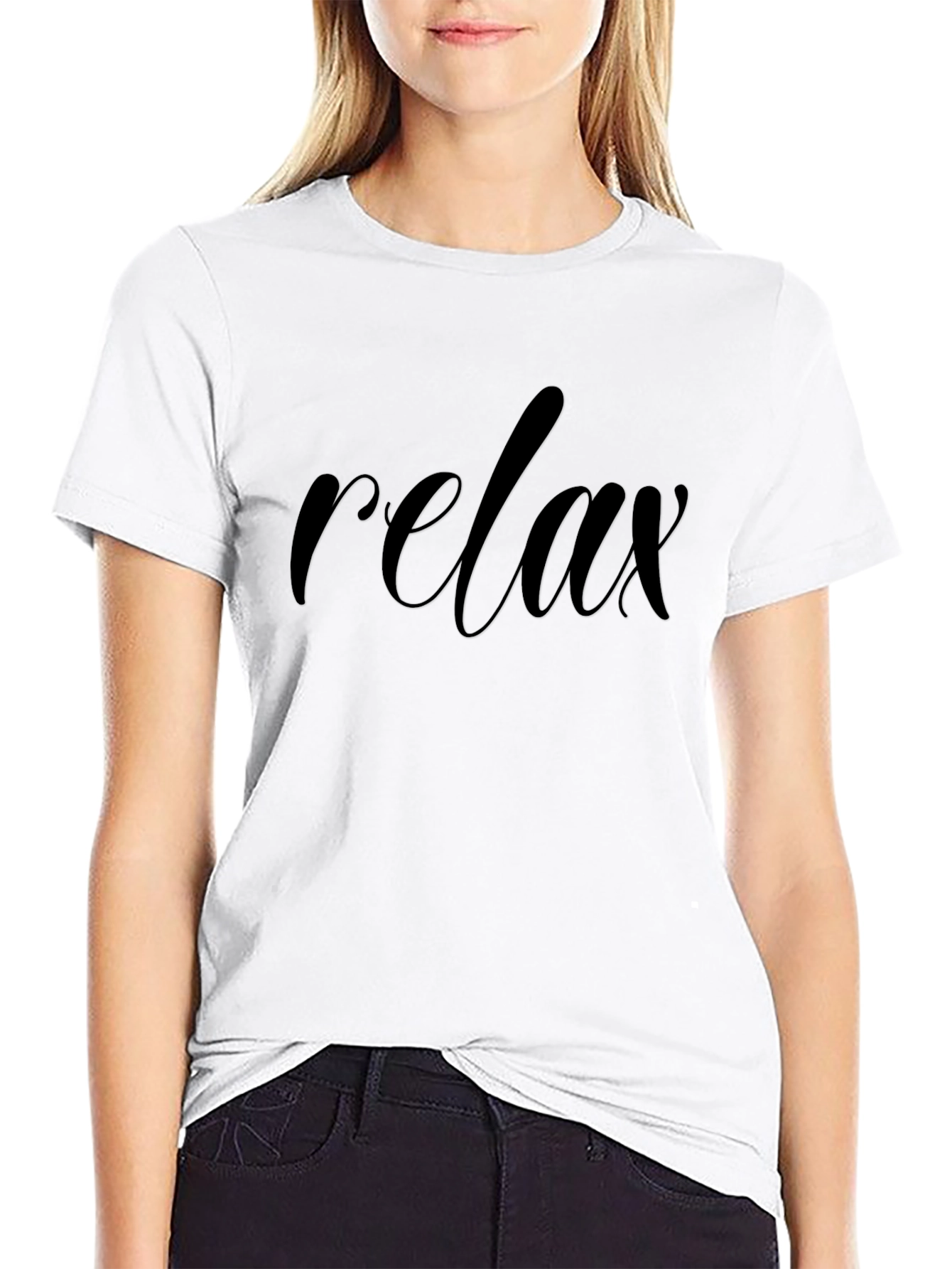 Relax Black T-Shirt - Casual Comfort