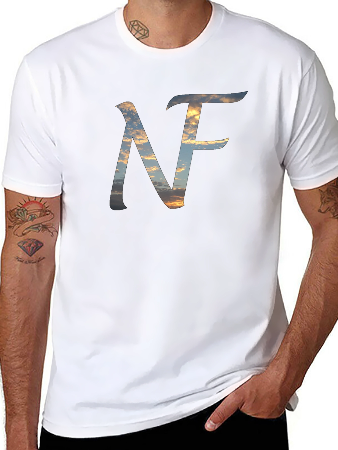 Sunset NF Black T-Shirt