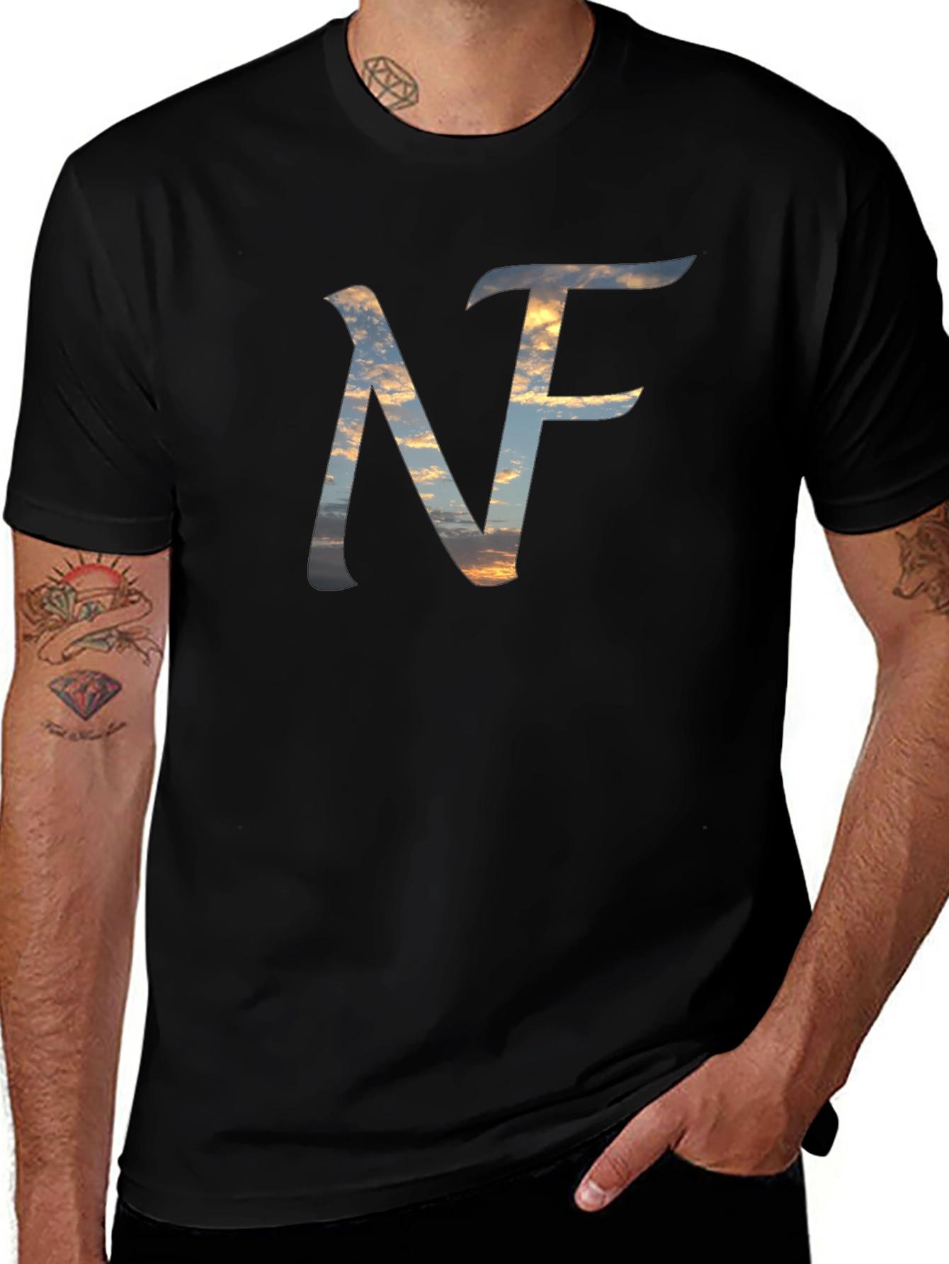 Sunset NF Black T-Shirt