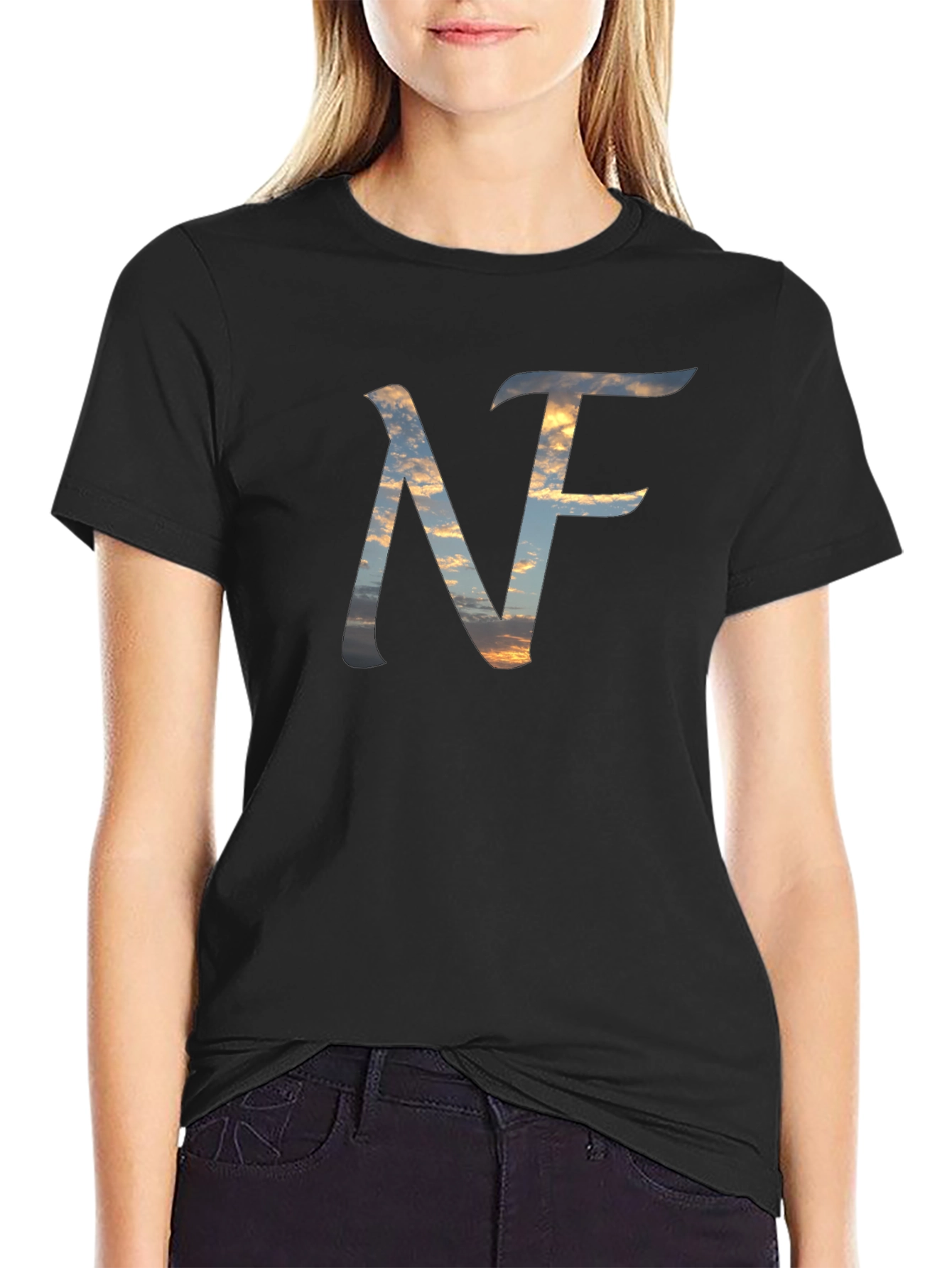 Sunset NF Black T-Shirt
