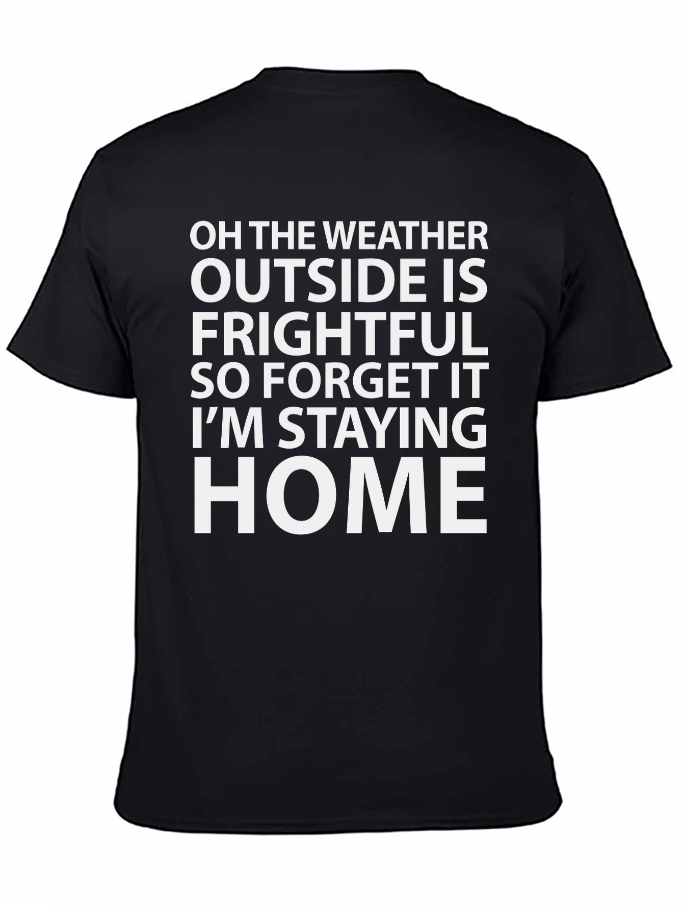 Funny Weather Frightful Stay Home T-Shirt
