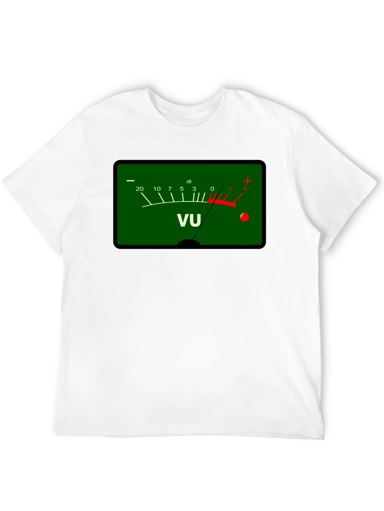 VU Meter Graphic Tee - Audio Lovers T-Shirt