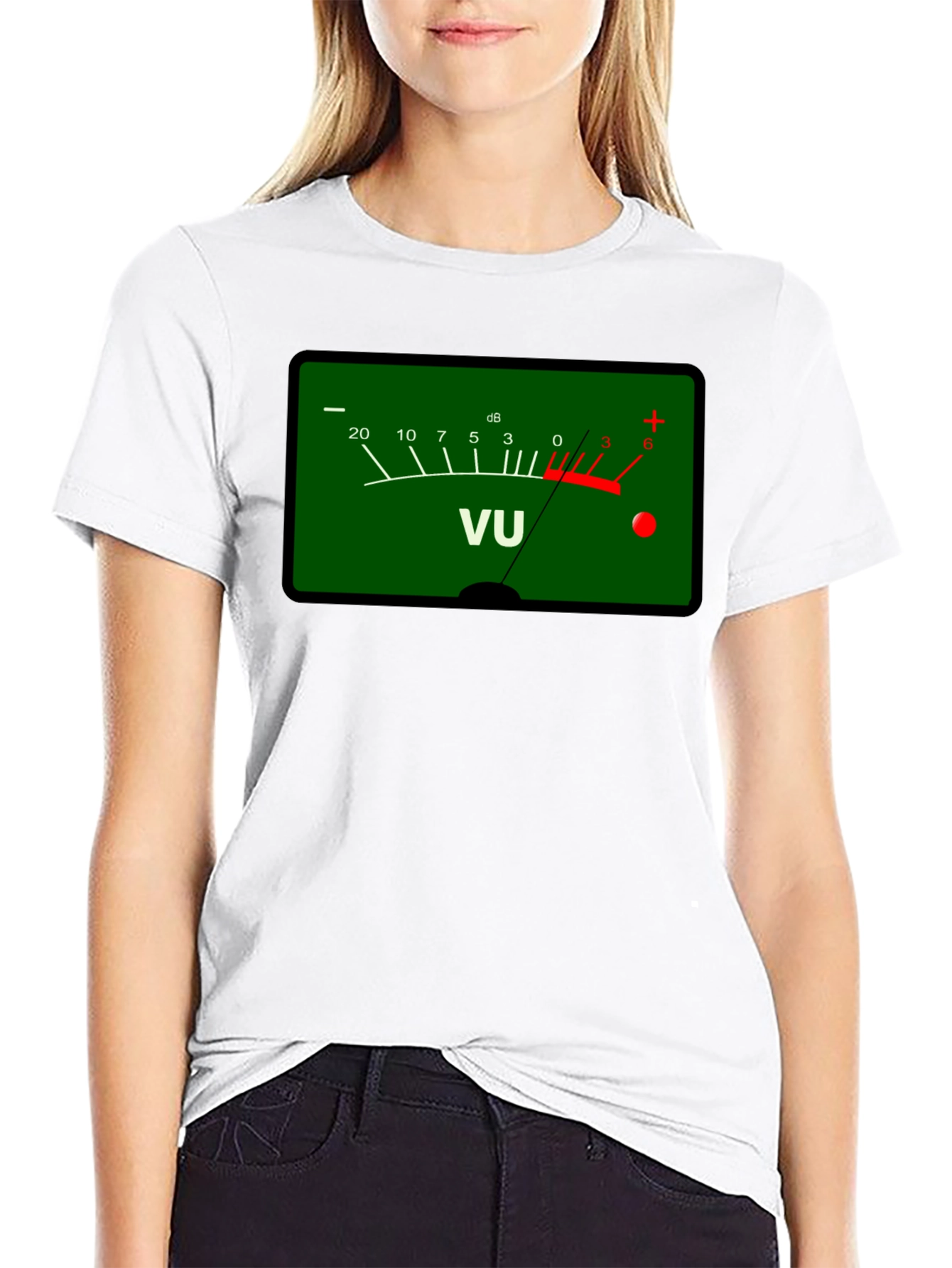 VU Meter Graphic Tee - Audio Lovers T-Shirt