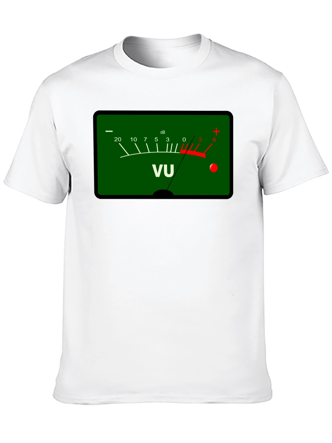 VU Meter Graphic Tee - Audio Lovers T-Shirt