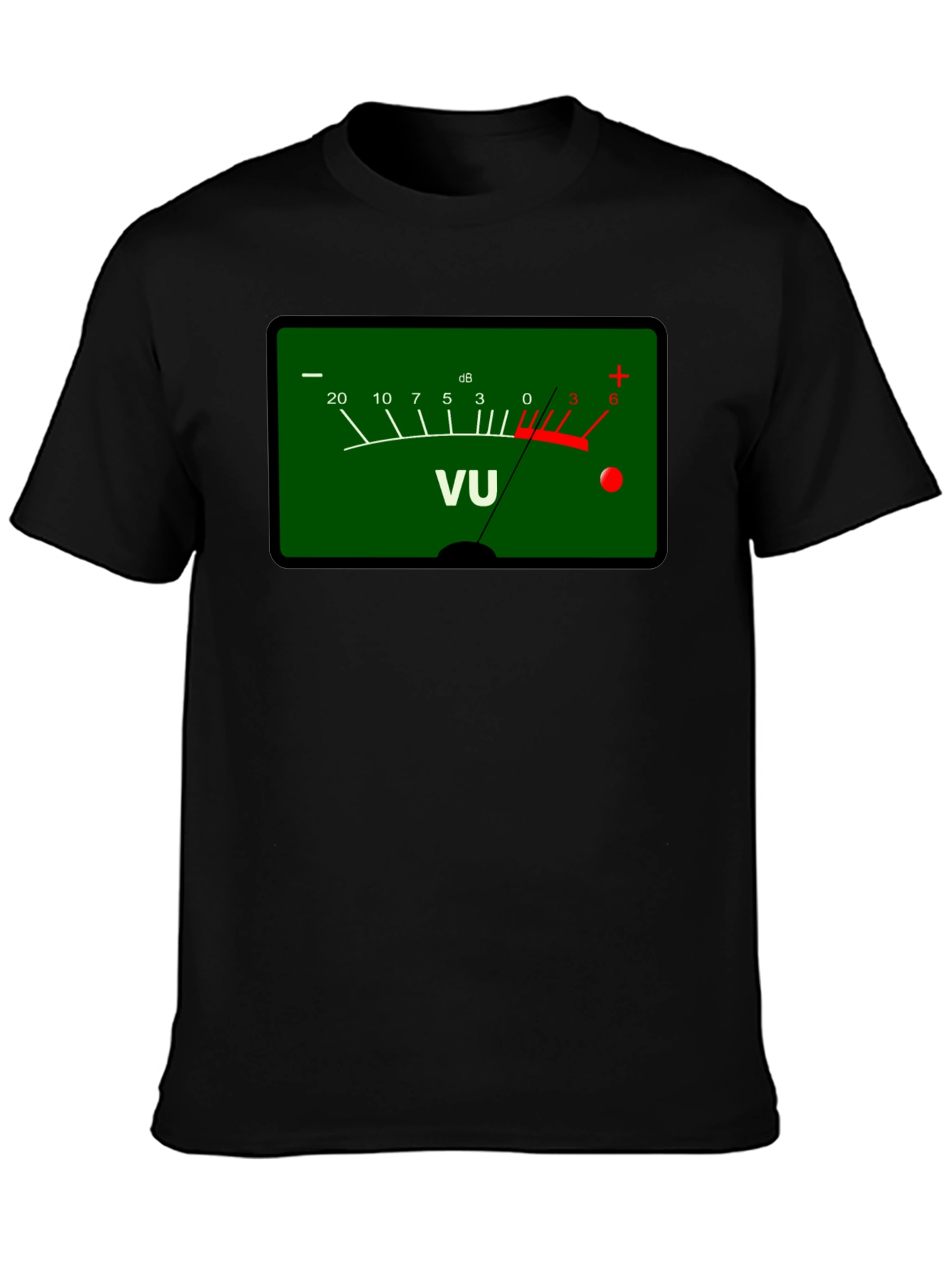 VU Meter Graphic Tee - Audio Lovers T-Shirt
