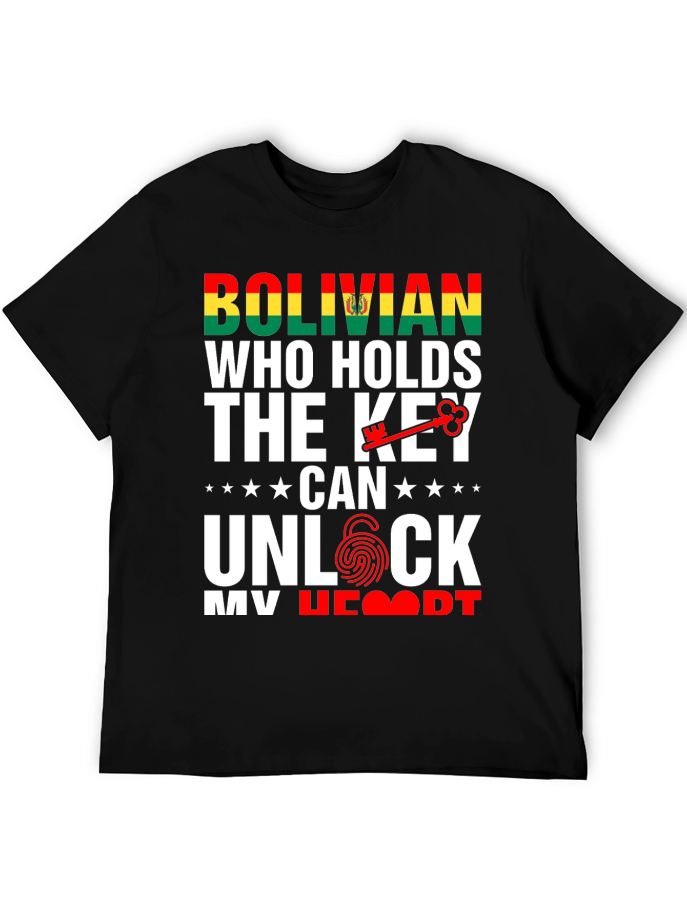 Bolivian Heart Unlock T-Shirt