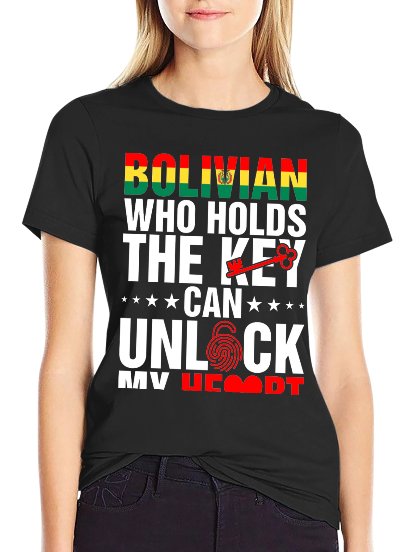 Bolivian Heart Unlock T-Shirt