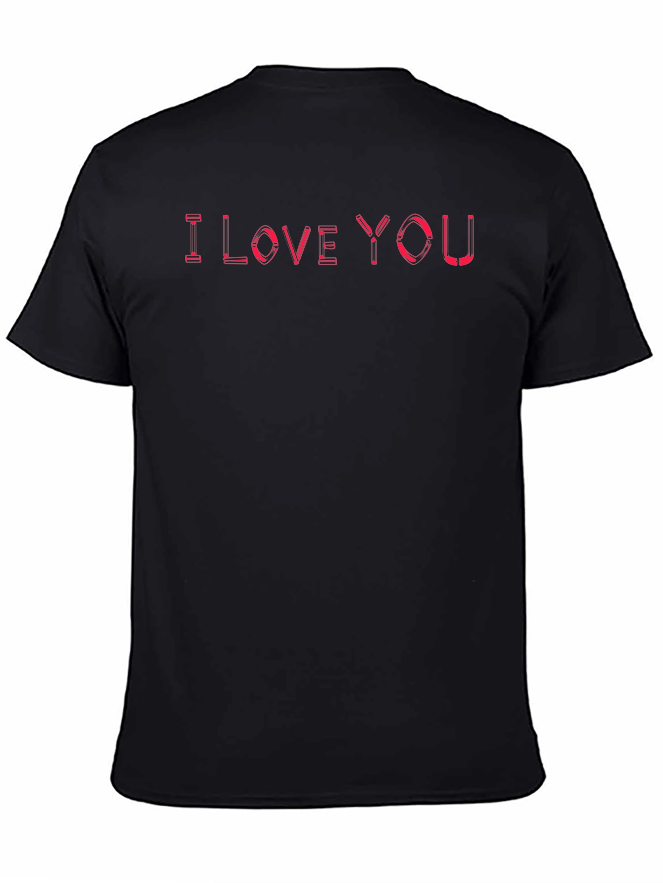 I Love You Graphic Tee - Black T-Shirt