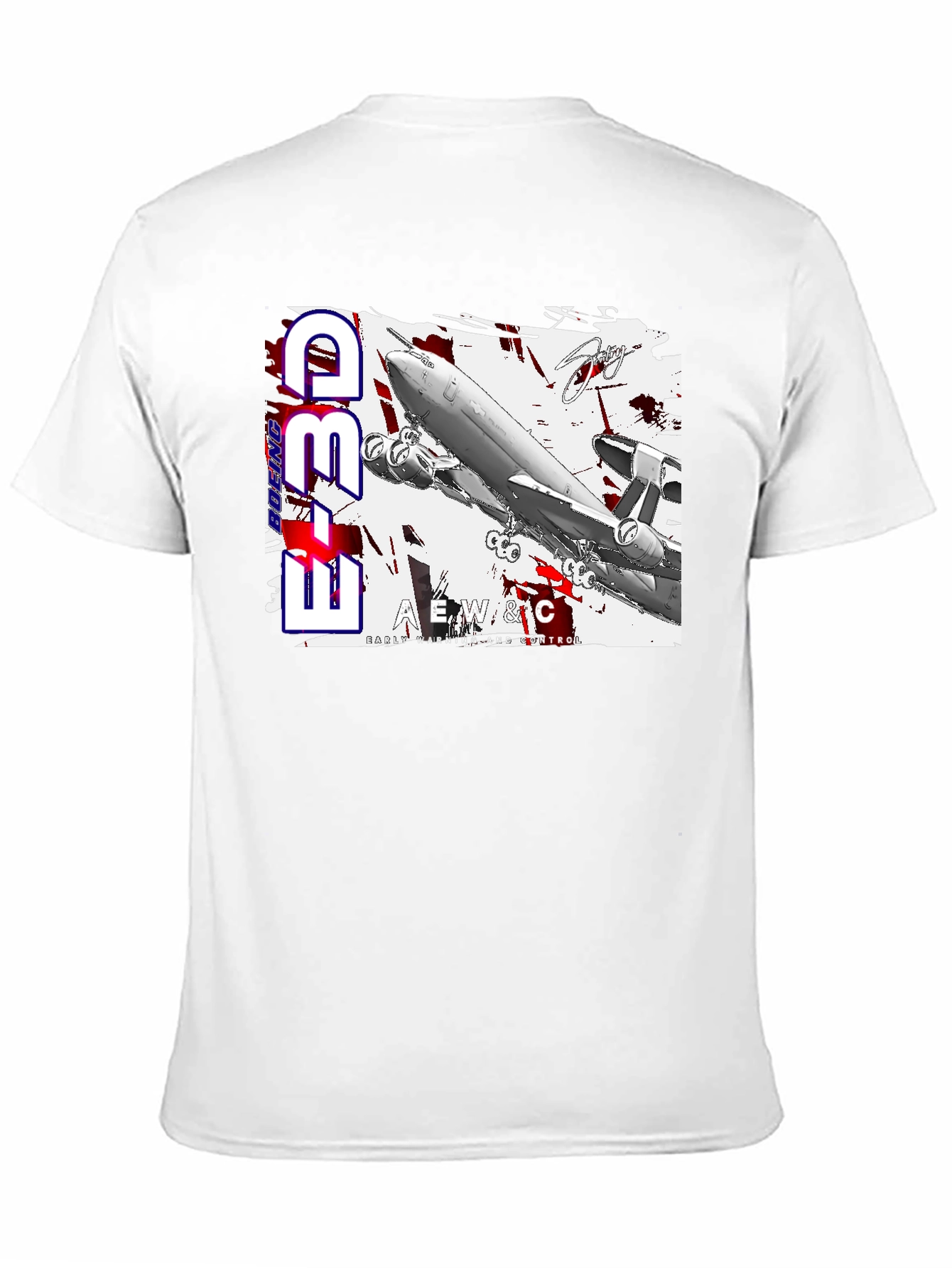 E-3D Boeing AEW&C T-Shirt - Black