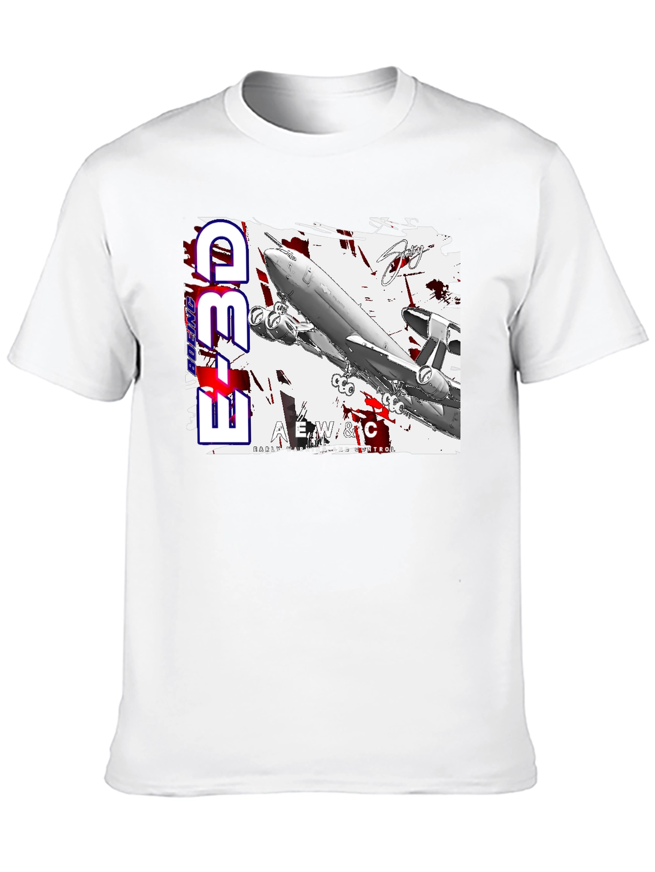 E-3D Boeing AEW&C T-Shirt - Black