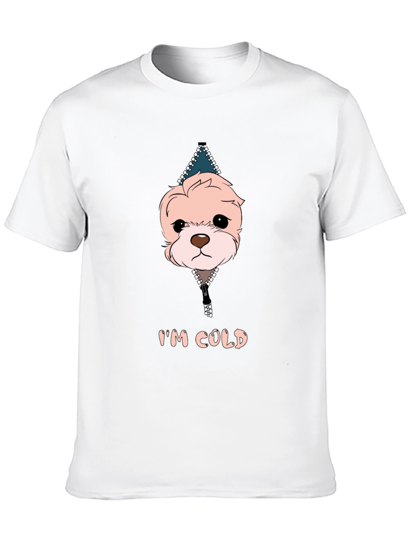 Im Cold Dog Graphic Black T-Shirt