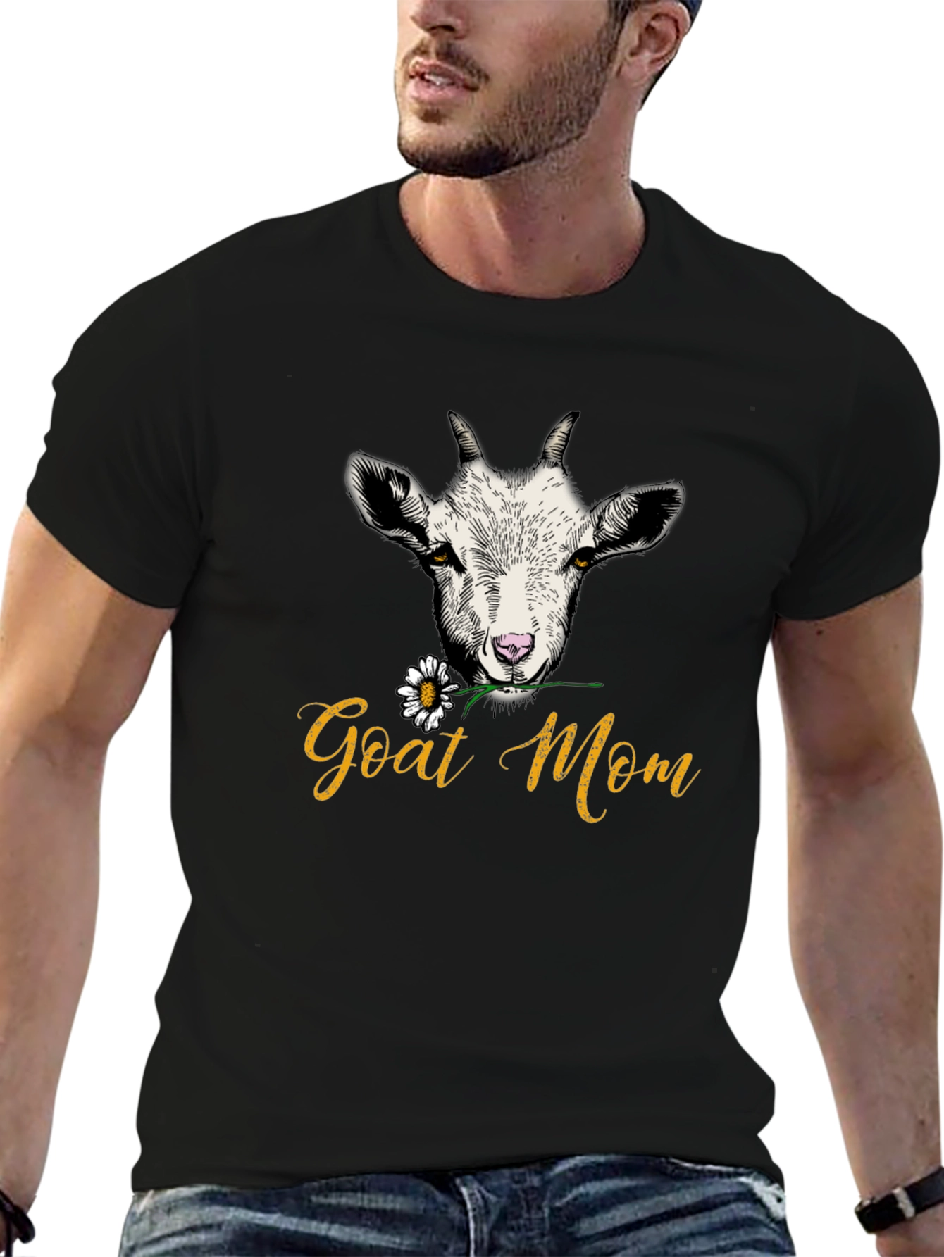 Goat Mom Graphic T-Shirt - Unisex Fit