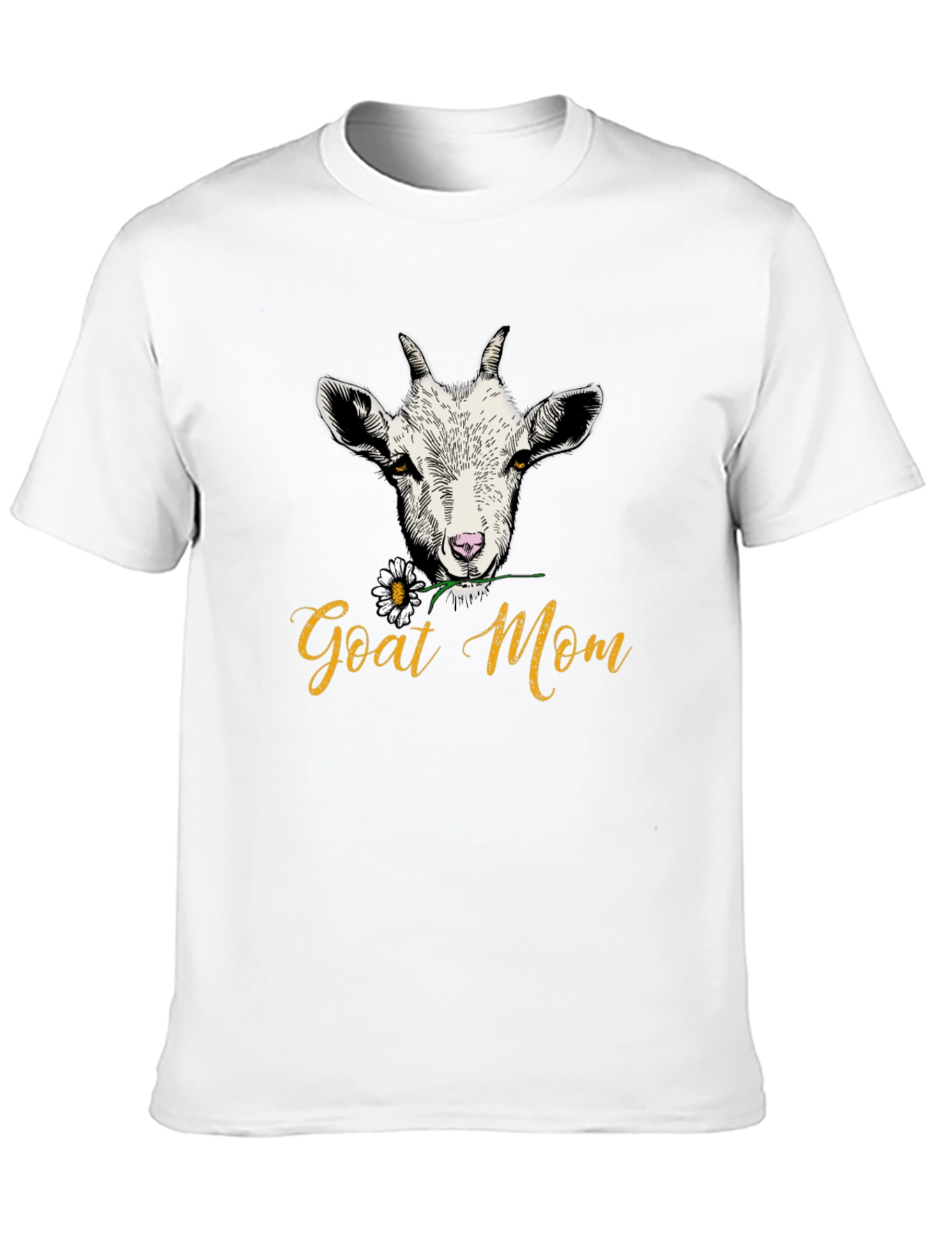 Goat Mom Graphic T-Shirt - Unisex Fit