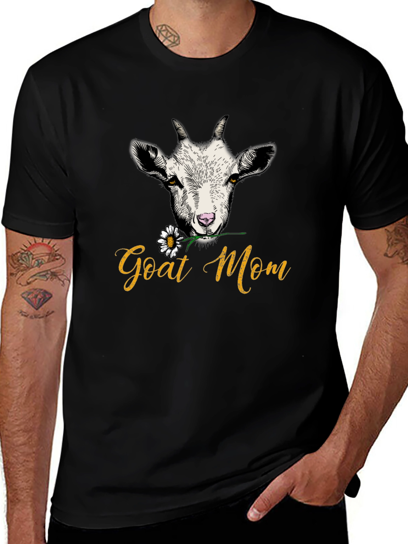 Goat Mom Graphic T-Shirt - Unisex Fit