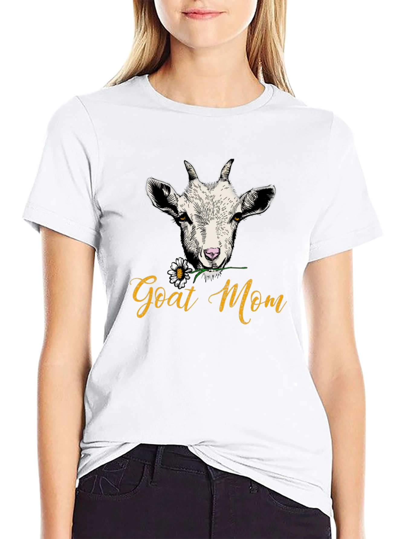 Goat Mom Graphic T-Shirt - Unisex Fit