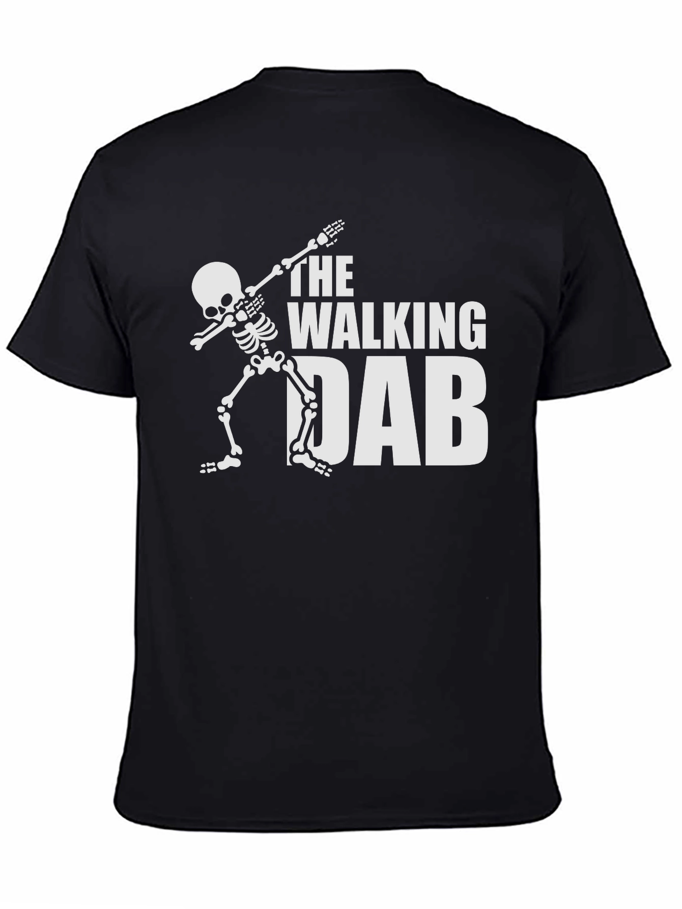 The Walking Dab Skeleton Graphic Tee - Black