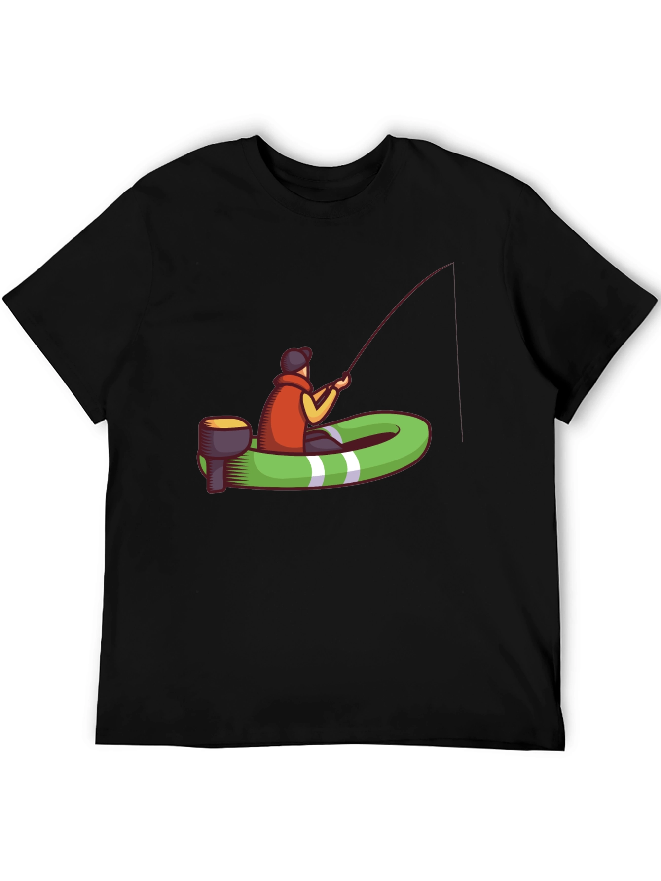 Fishing Boat T-Shirt - Casual Graphic Tee