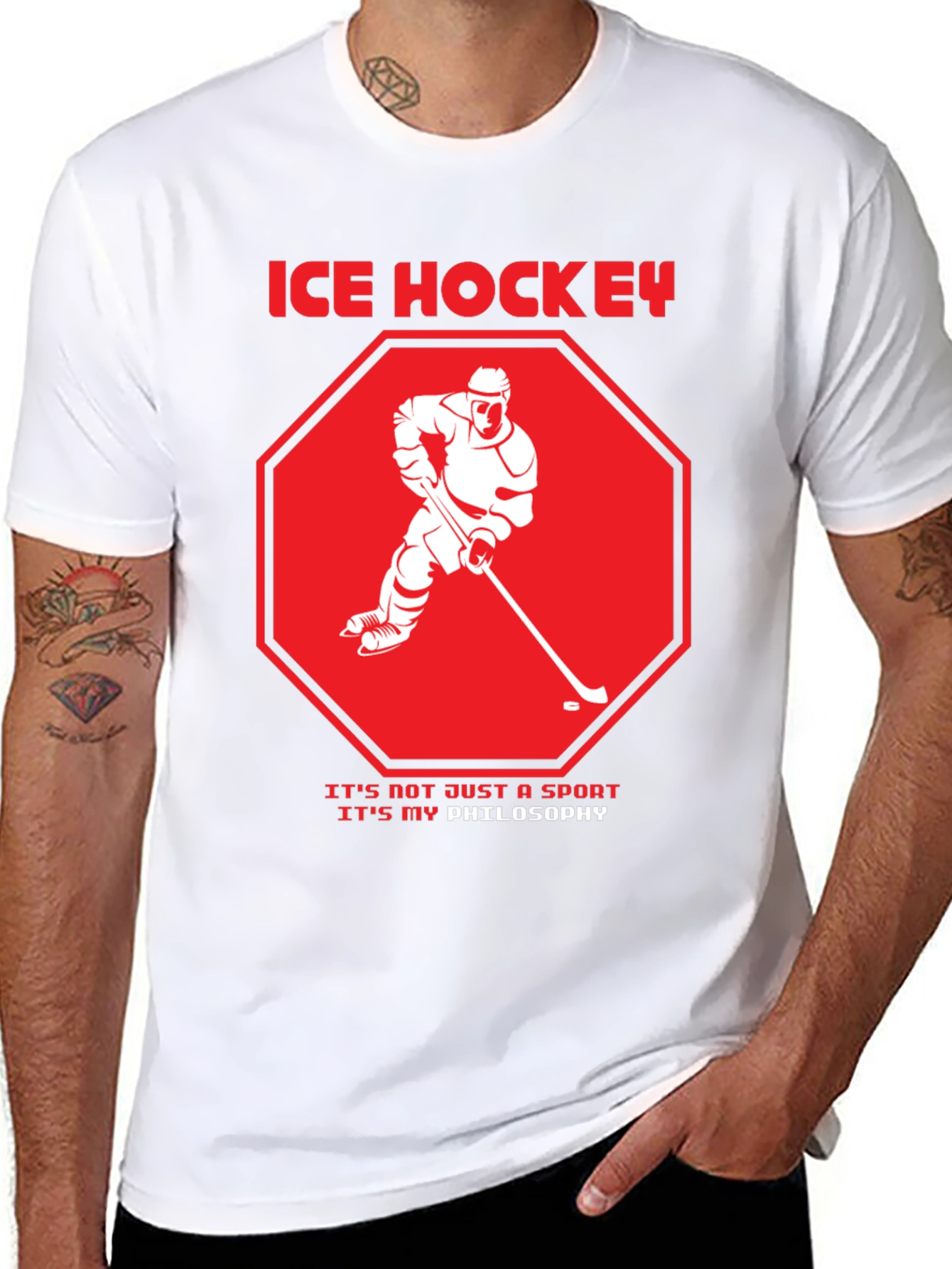 Ice Hockey Philosophy T-Shirt - Sport & Style