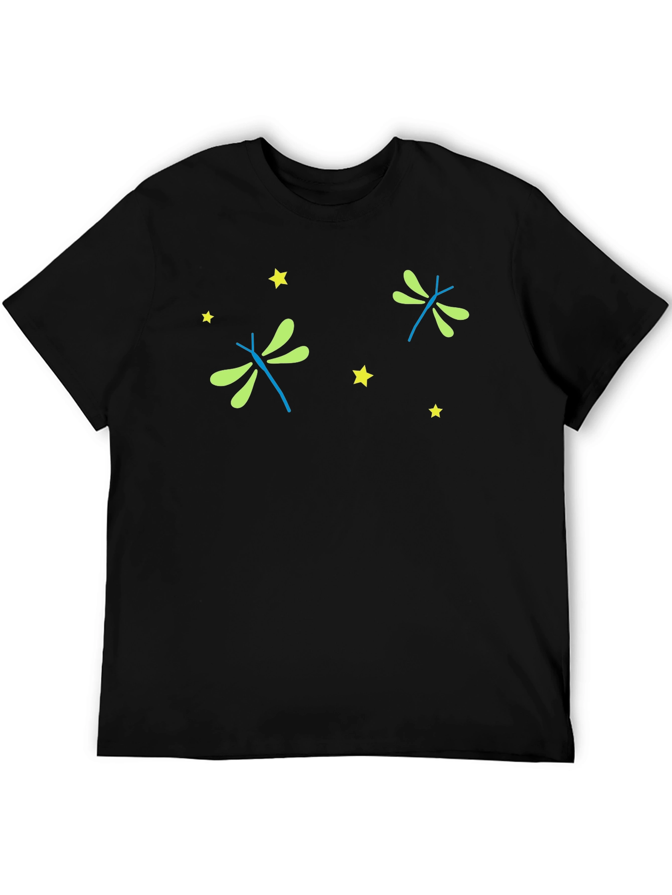 Black Dragonfly & Star Graphic Tee