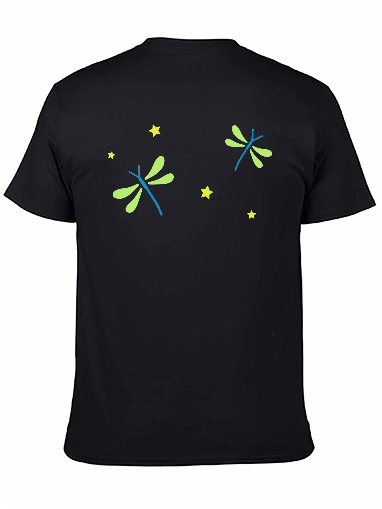 Black Dragonfly & Star Graphic Tee
