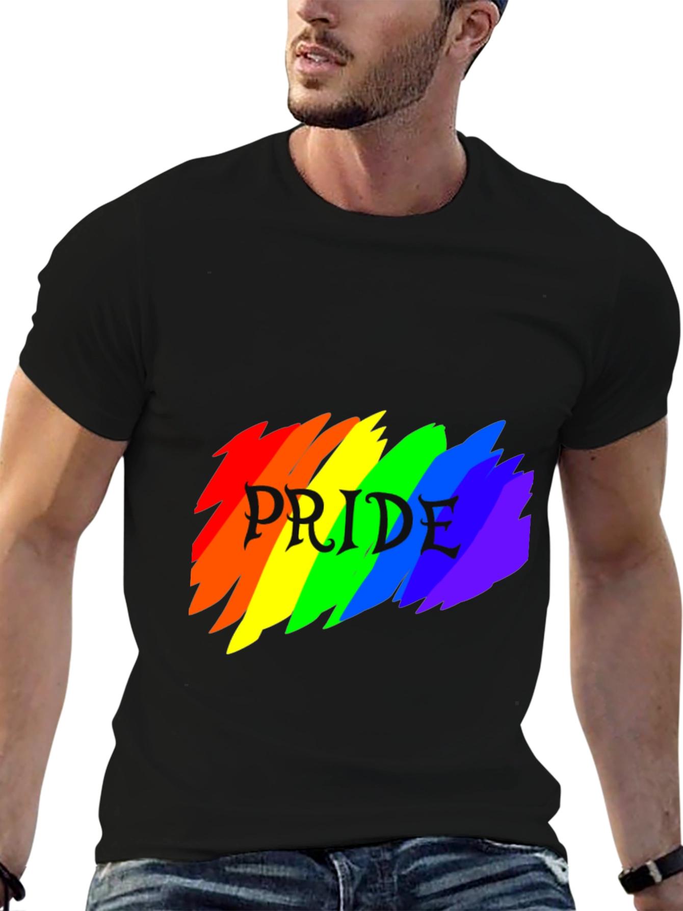 Pride Rainbow Graphic Tee
