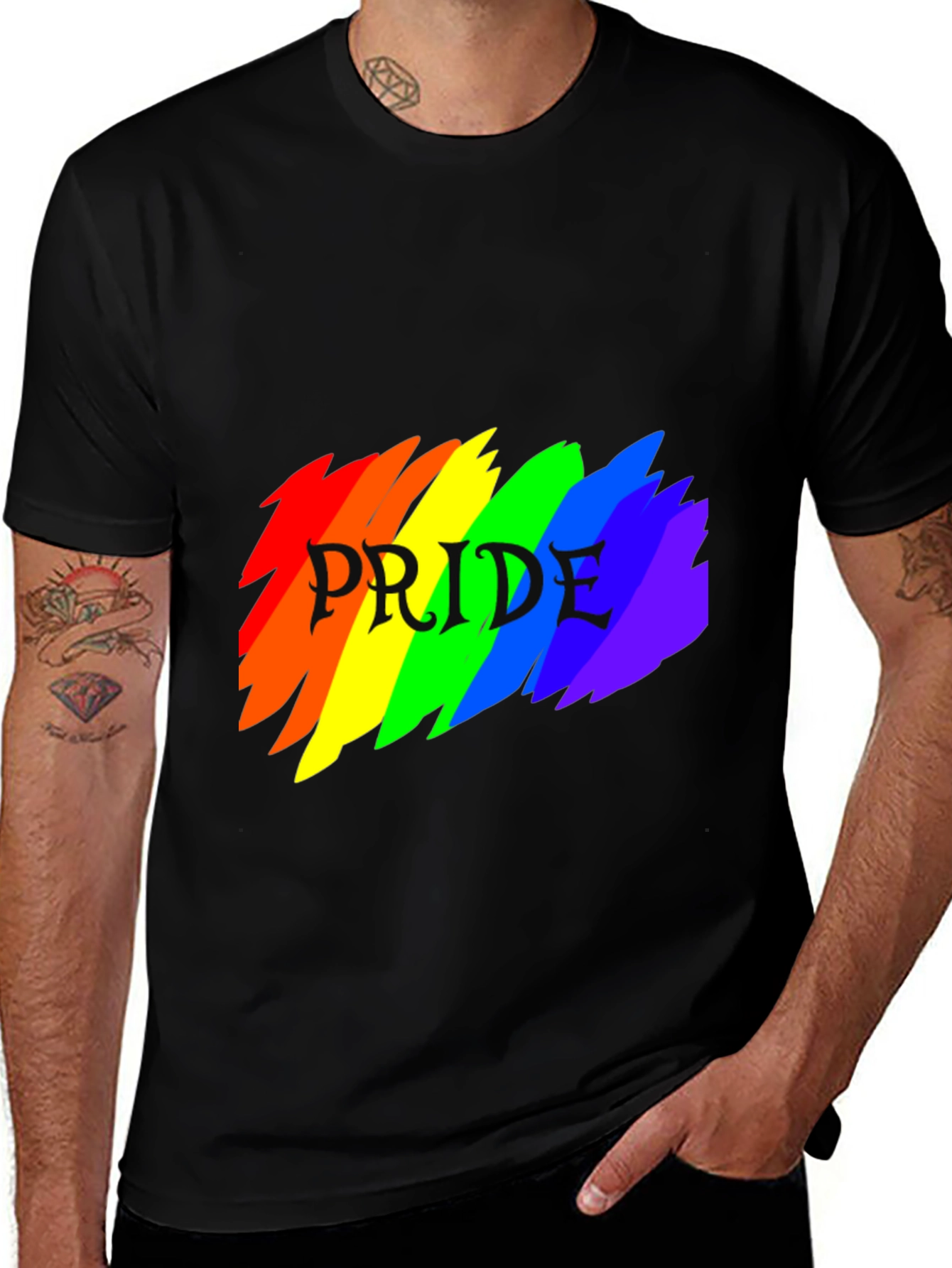 Pride Rainbow Graphic Tee