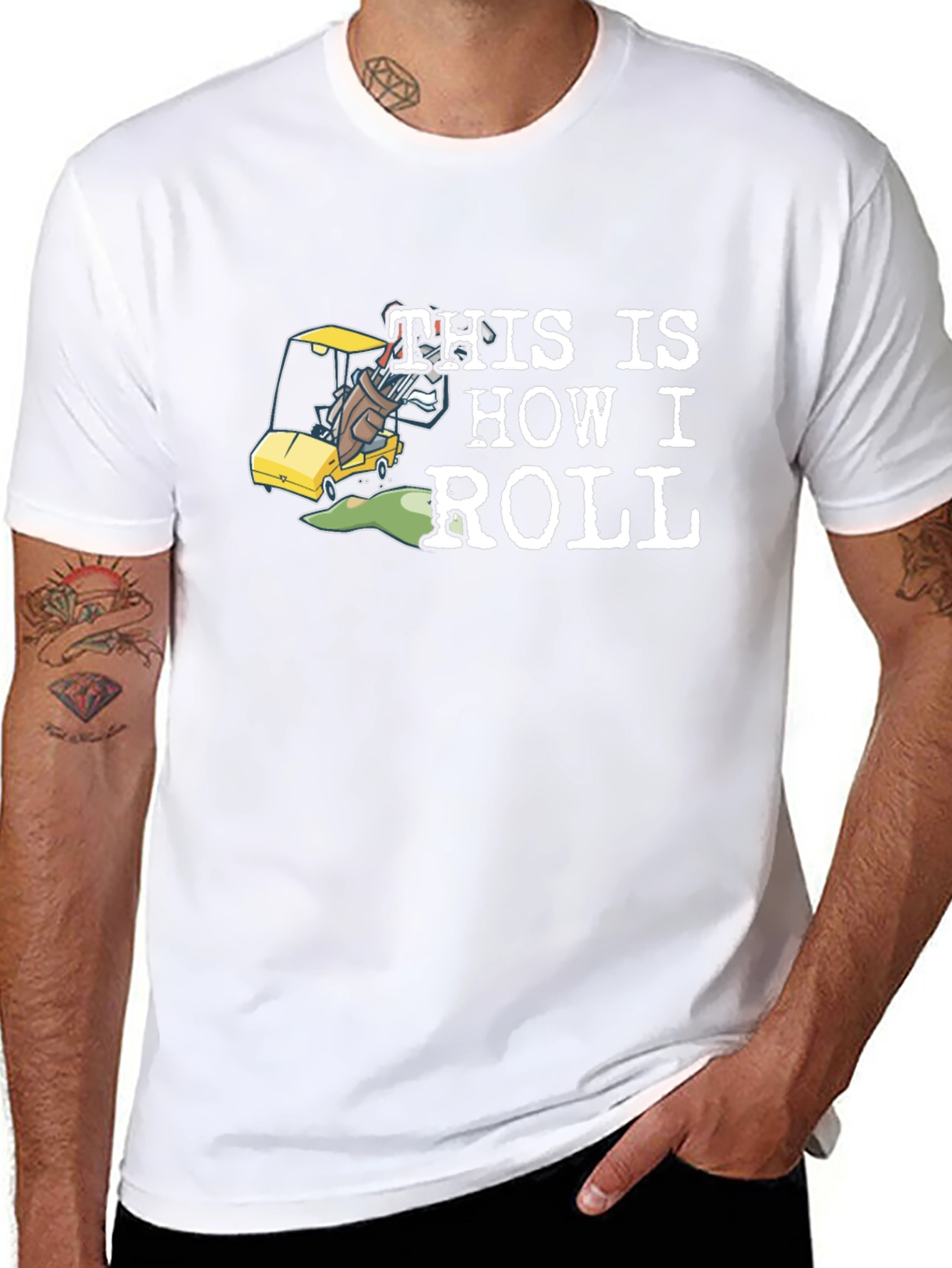 This is How I Roll Golfing T-Shirt