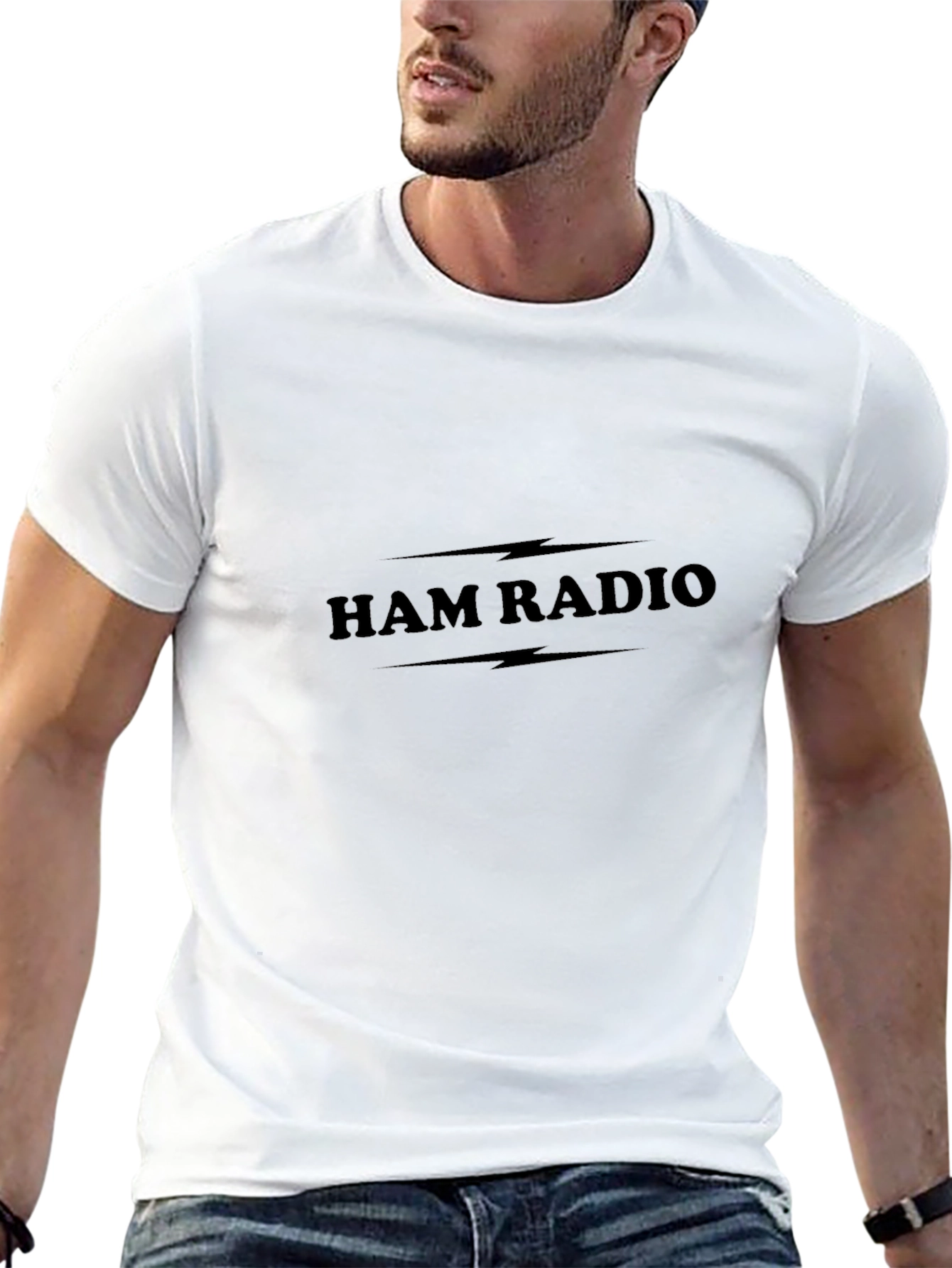 Ham Radio T-Shirt - Black Short Sleeve Tee