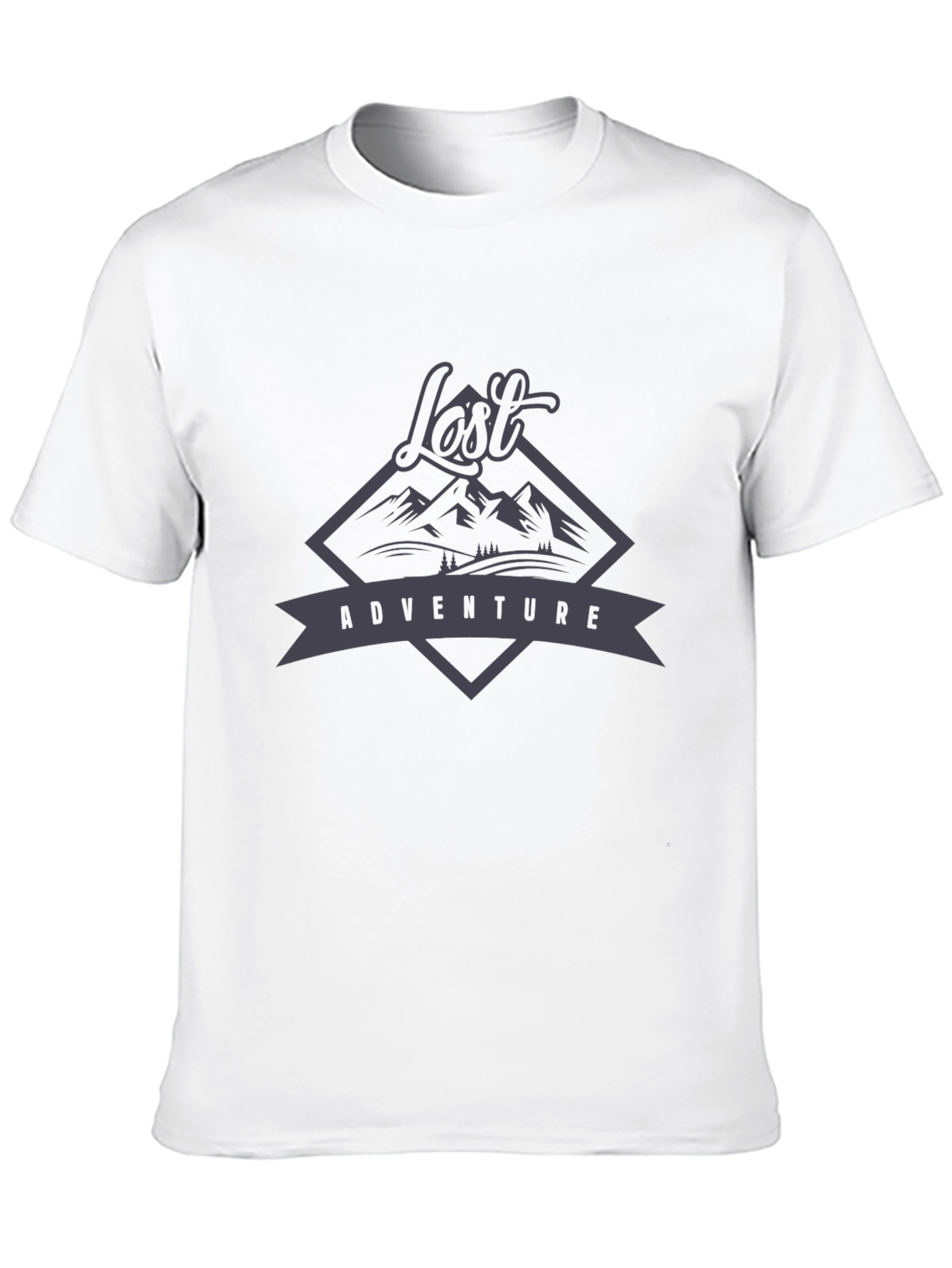 Lost Adventure Graphic T-Shirt - Black