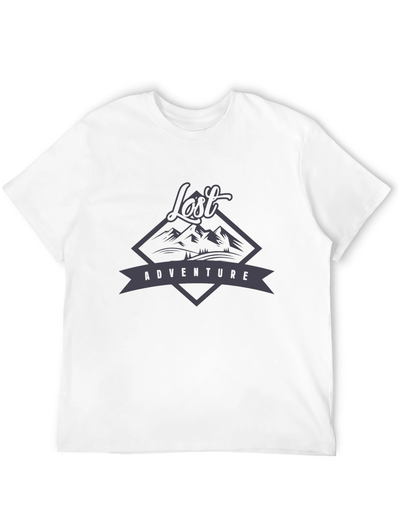 Lost Adventure Graphic T-Shirt - Black