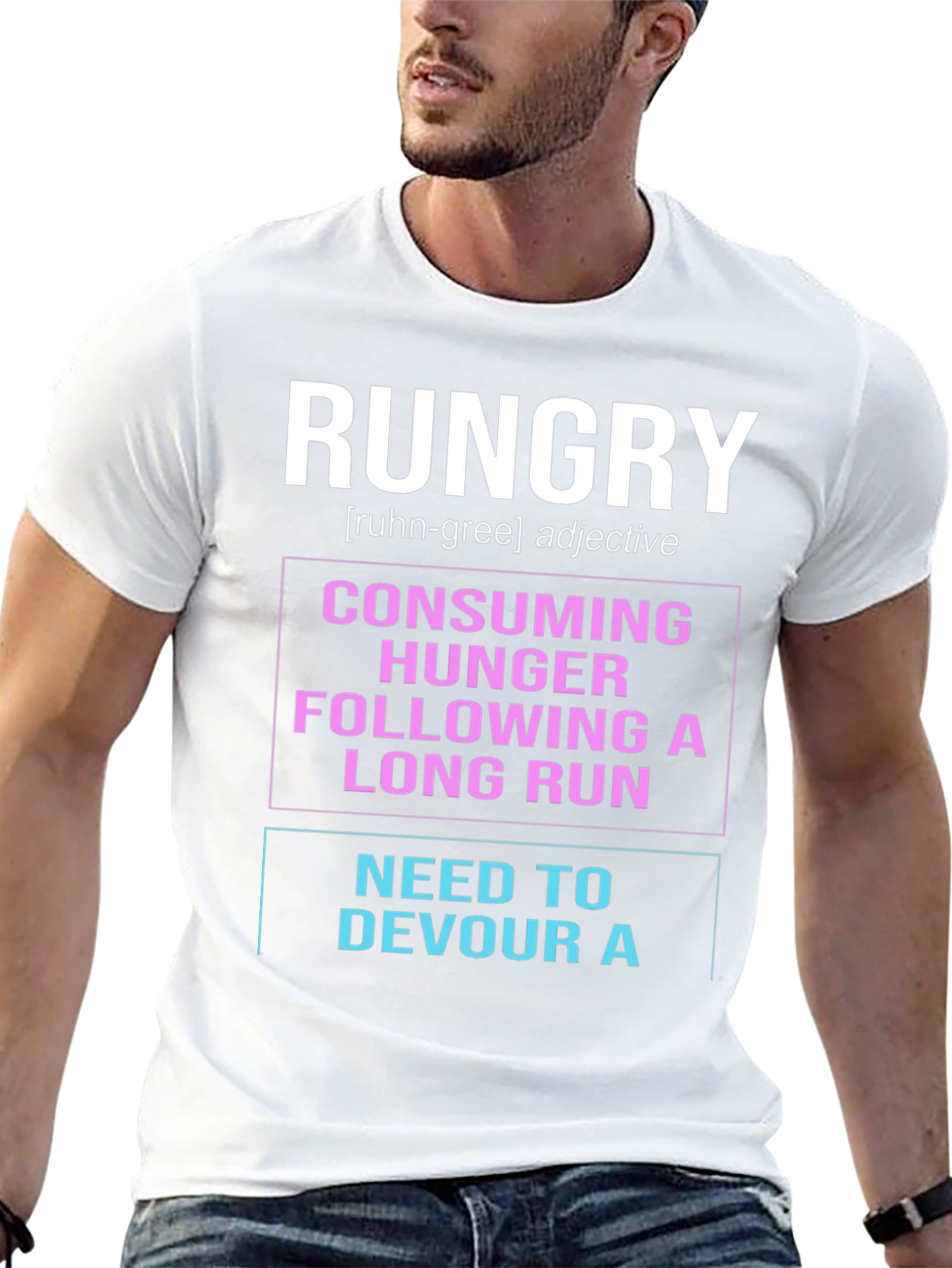RUNGY T-Shirt - Funny Running Hunger Tee