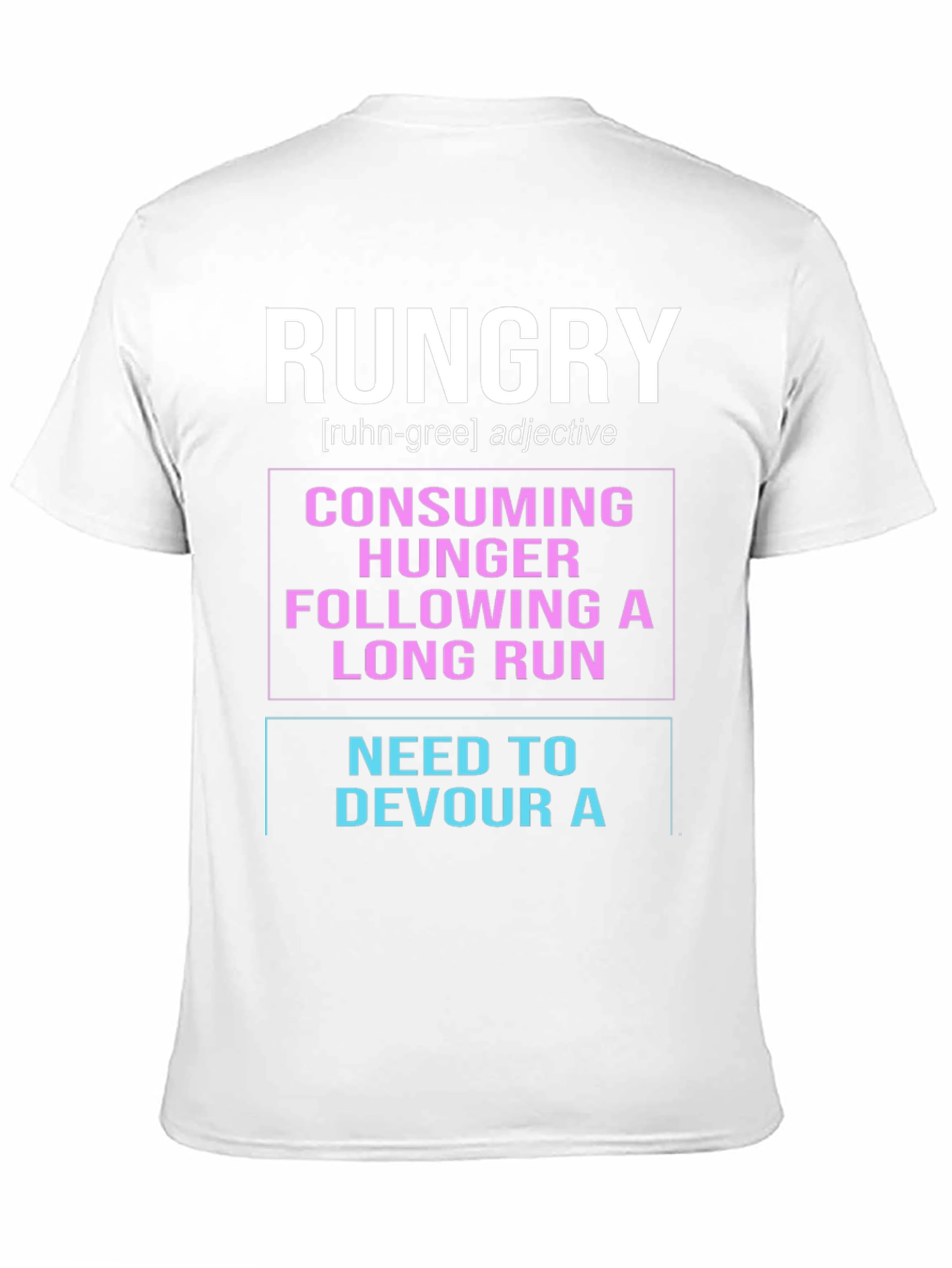 RUNGY T-Shirt - Funny Running Hunger Tee