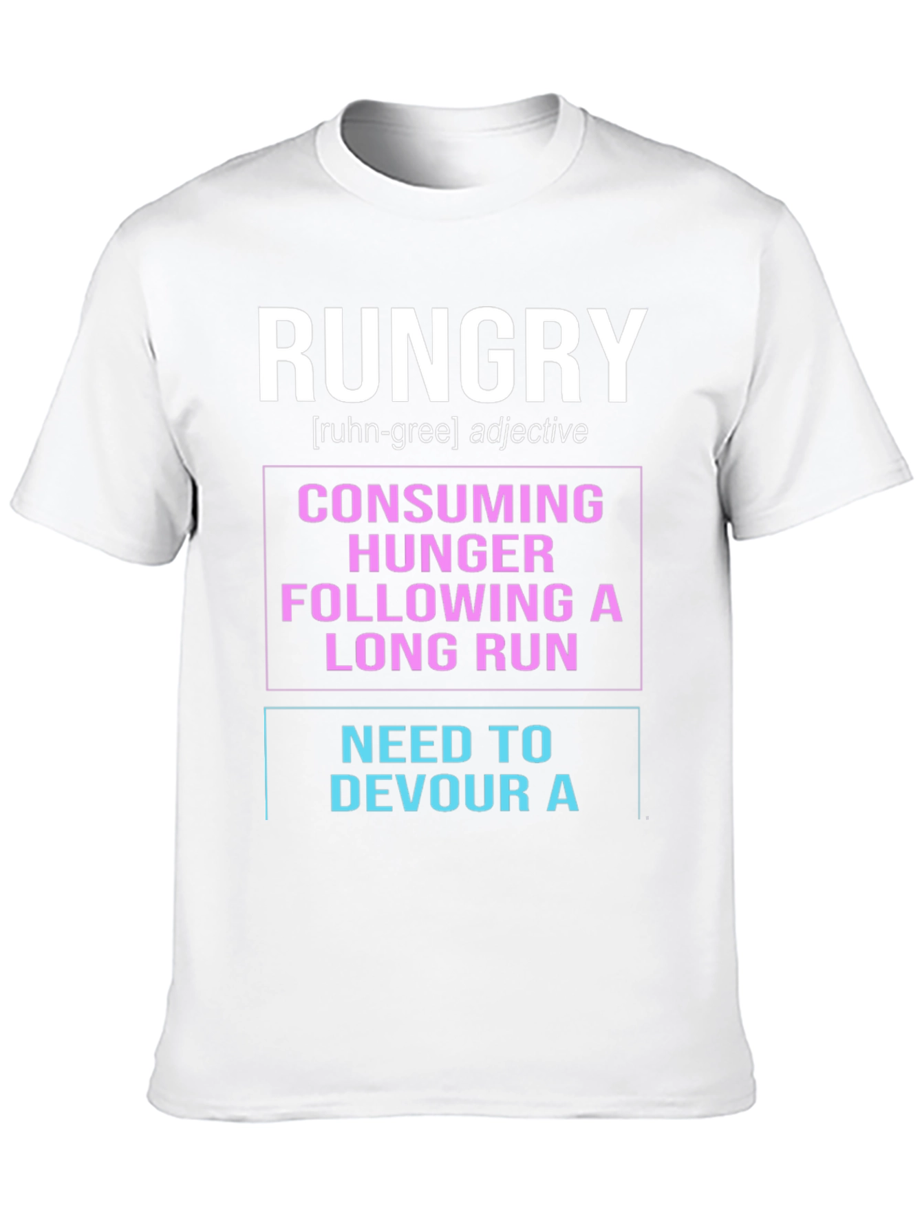 RUNGY T-Shirt - Funny Running Hunger Tee