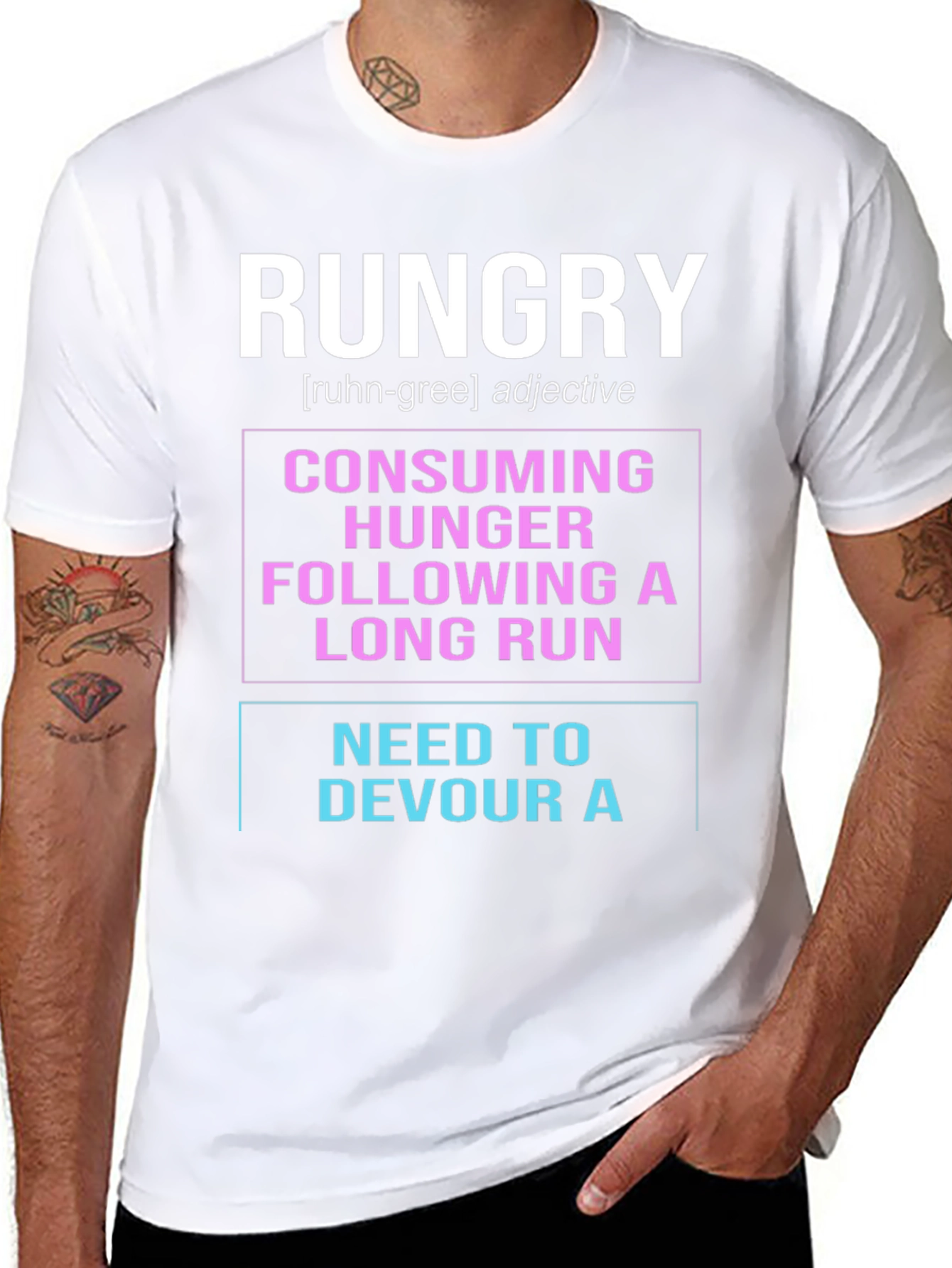 RUNGY T-Shirt - Funny Running Hunger Tee