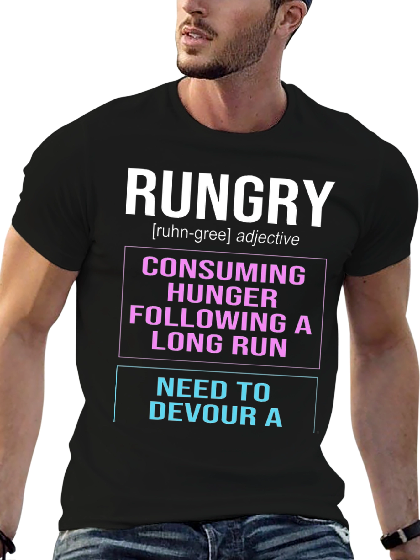 RUNGY T-Shirt - Funny Running Hunger Tee