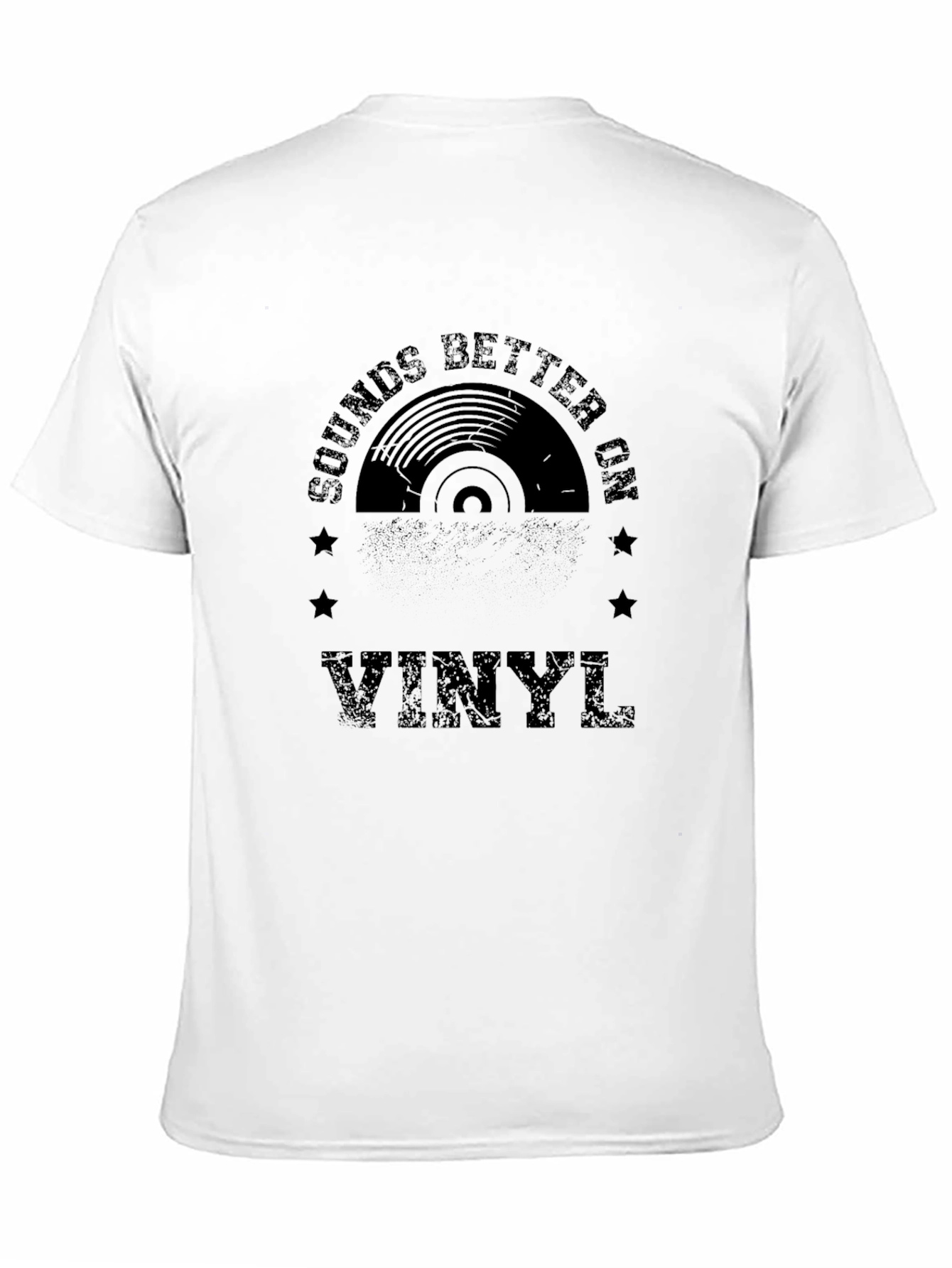 Sounds Better on Vinyl Black Graphic Tee