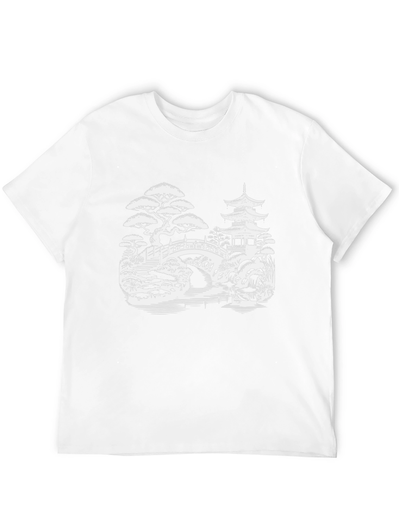 Zen Garden Graphic T-Shirt - Black