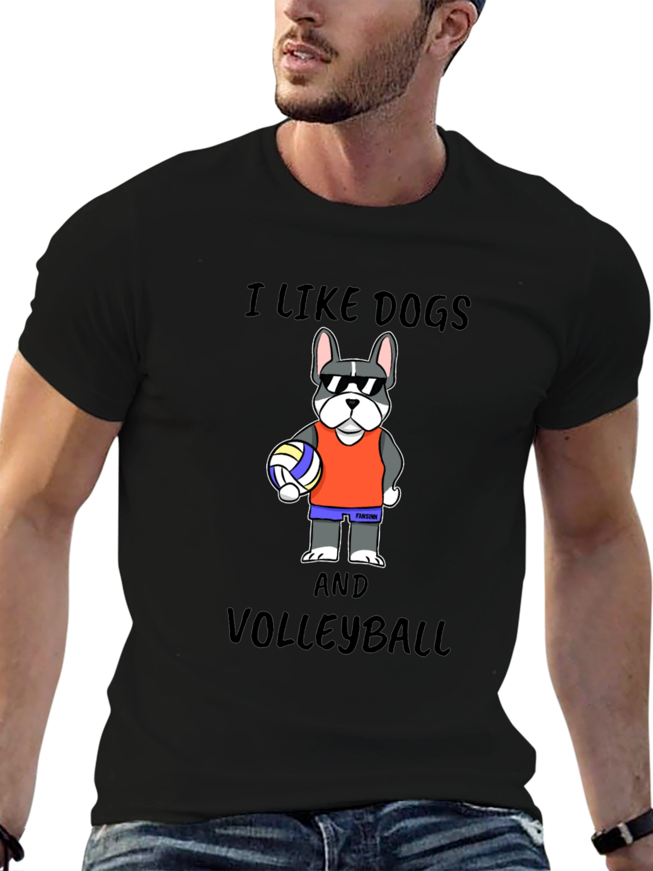 I Like Dogs and Volleyball T-Shirt