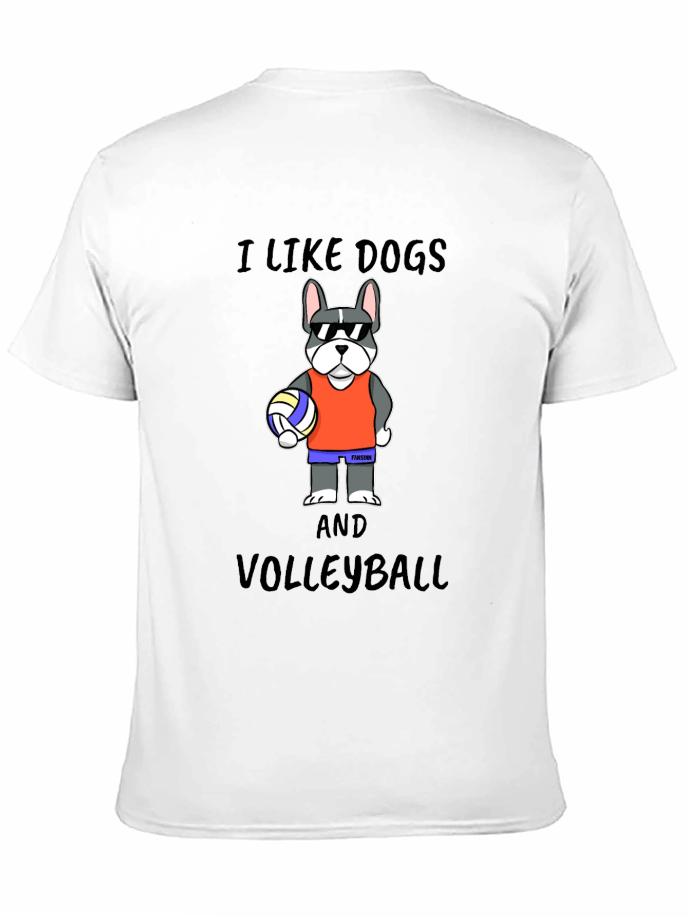 I Like Dogs and Volleyball T-Shirt