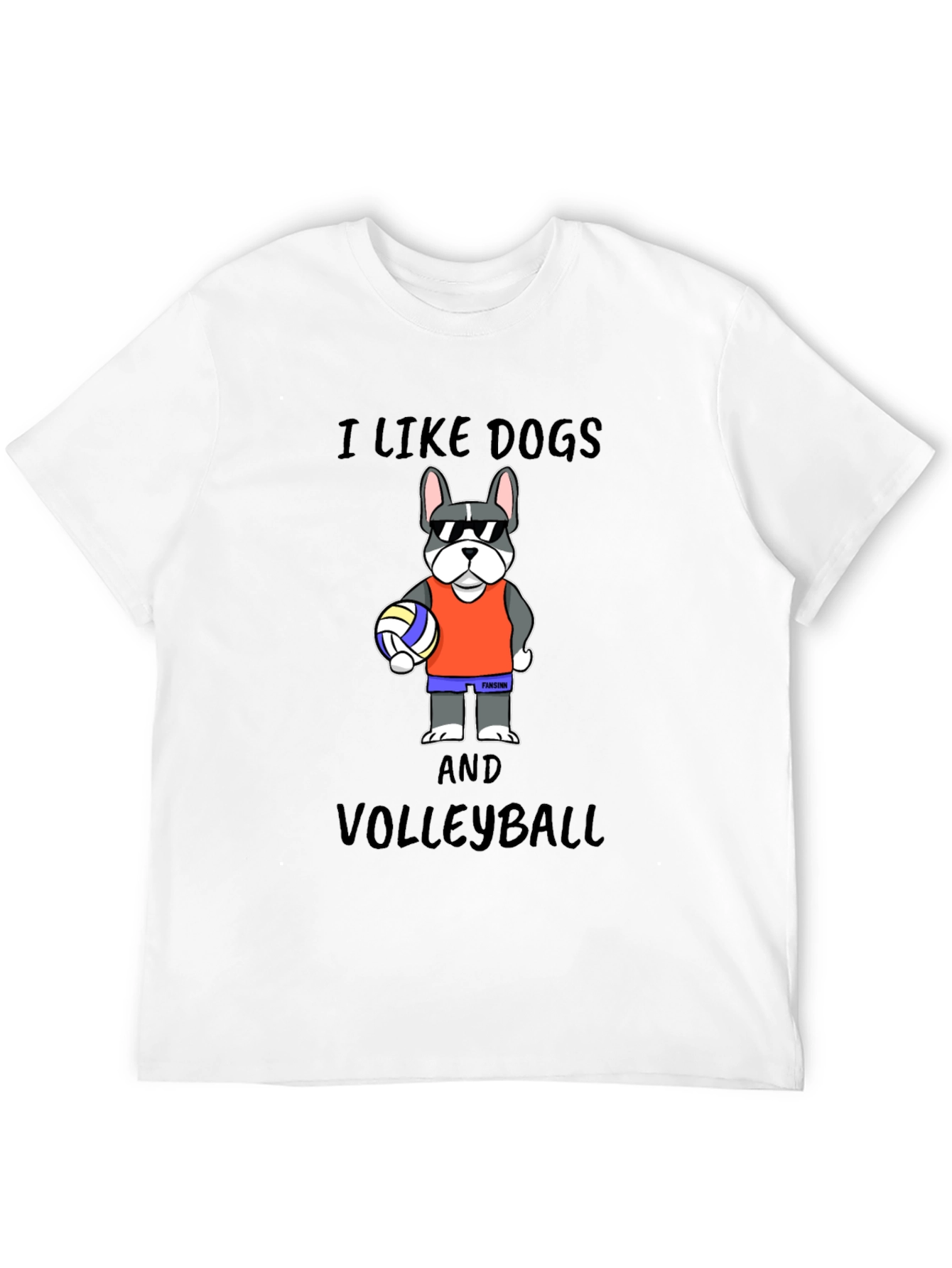I Like Dogs and Volleyball T-Shirt