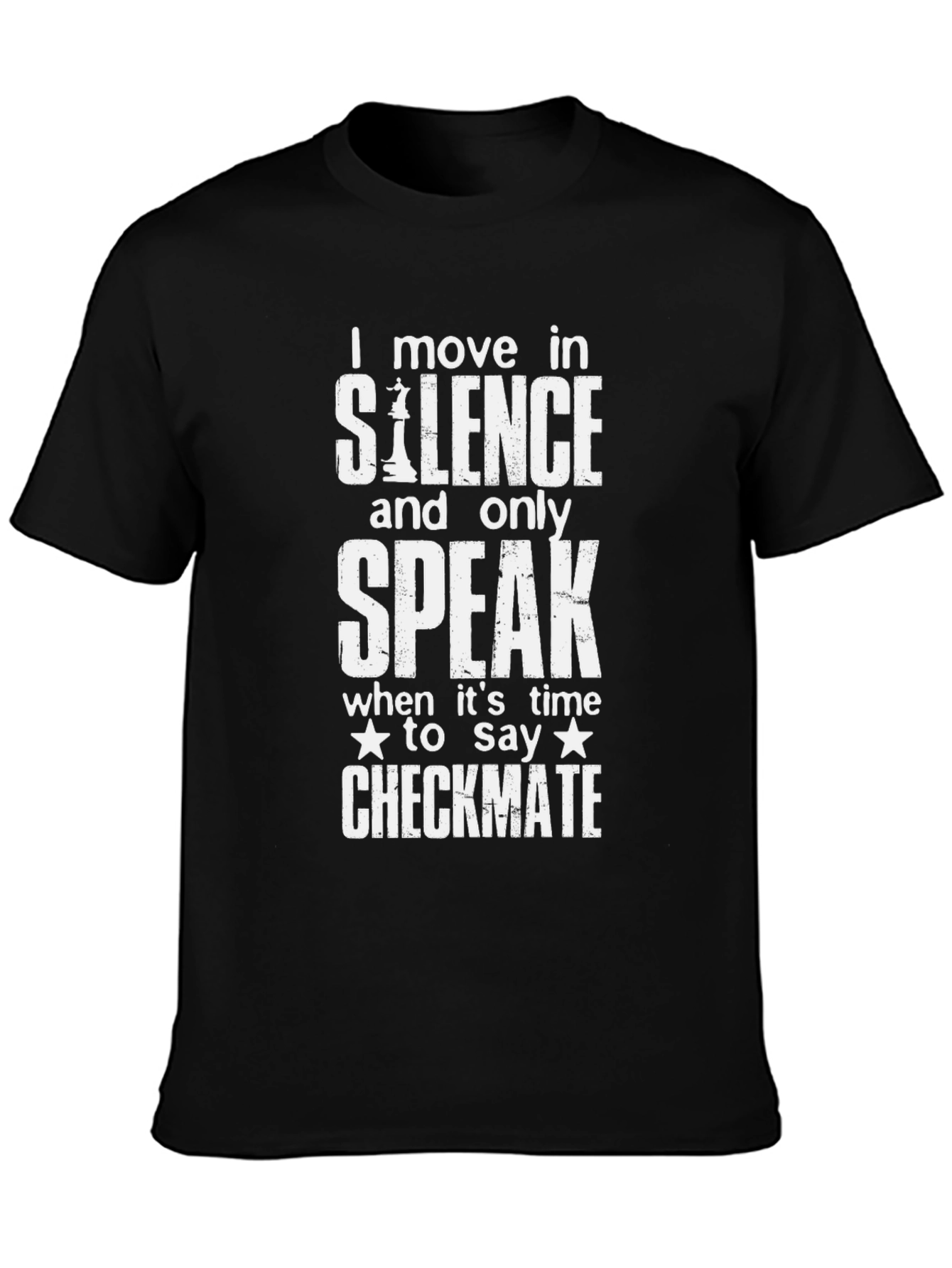 I Move in Silence Chess T-Shirt