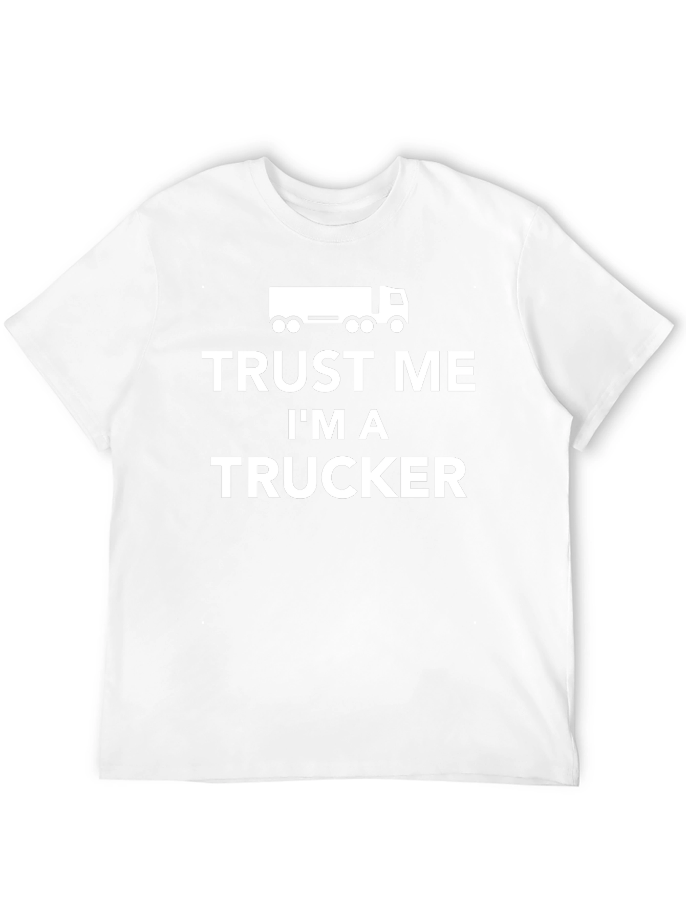 Trust Me Im a Trucker T-Shirt Black
